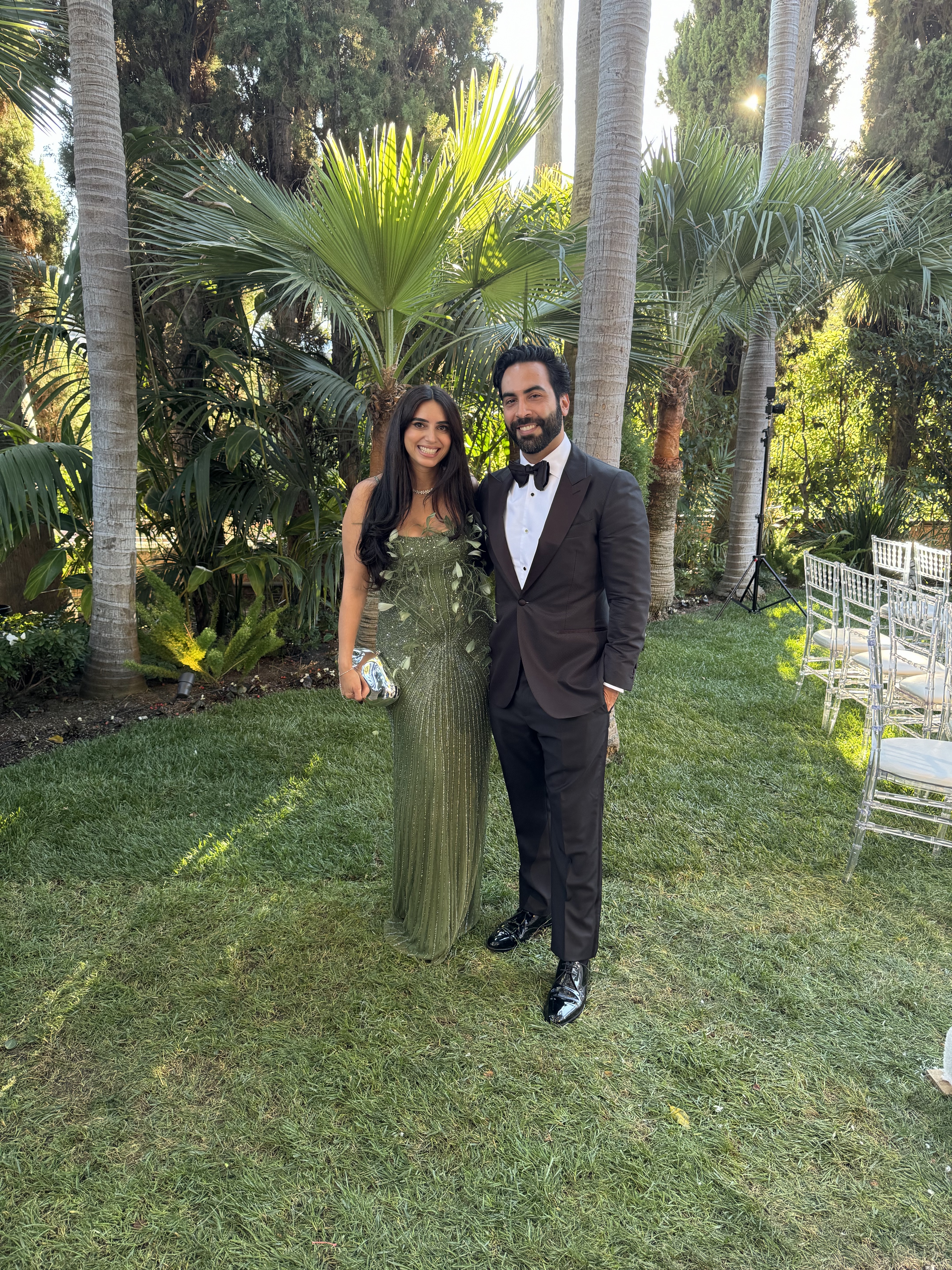 Rachel Gilbert Green Beaded Evening Gown by Rachel Gilbert - Pickle Rachel Gilbert Green Beaded Evening Gown by Rachel Gilbert - Pickle