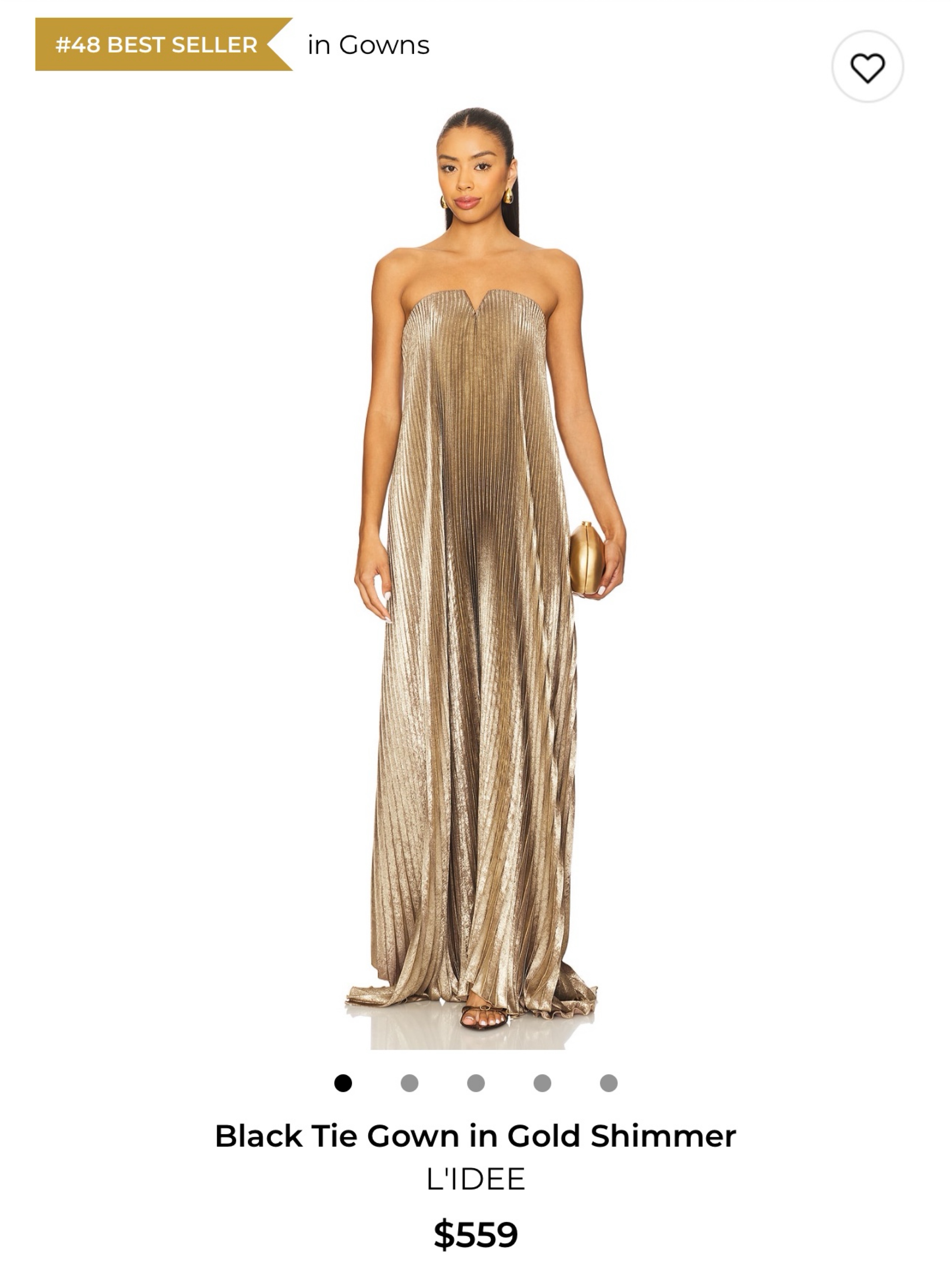 Black Tie Gown L’IDEE Revolve