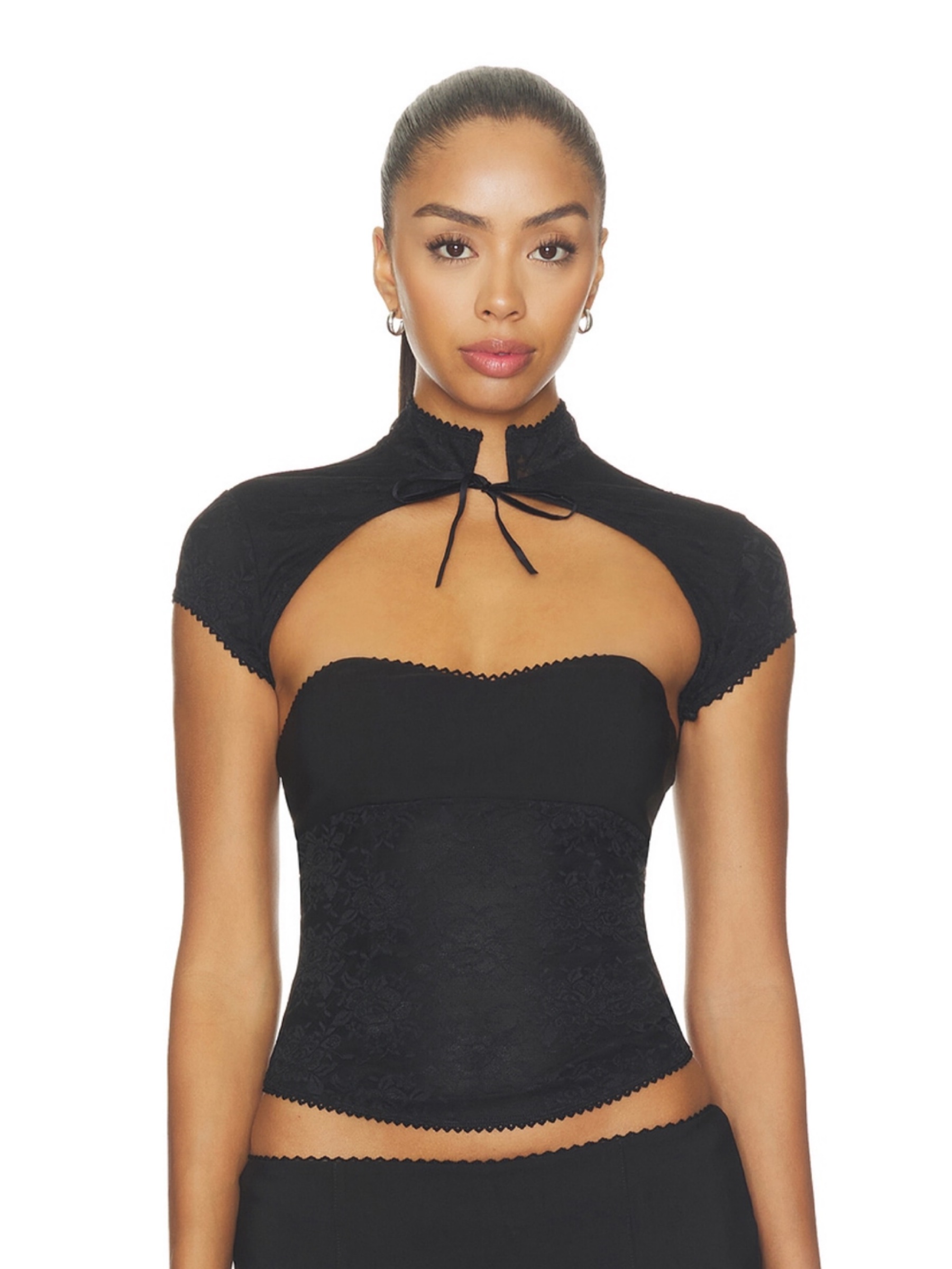 I.AM.GIA Lace Cutout Bustier Top by I AM GIA | Pickle
