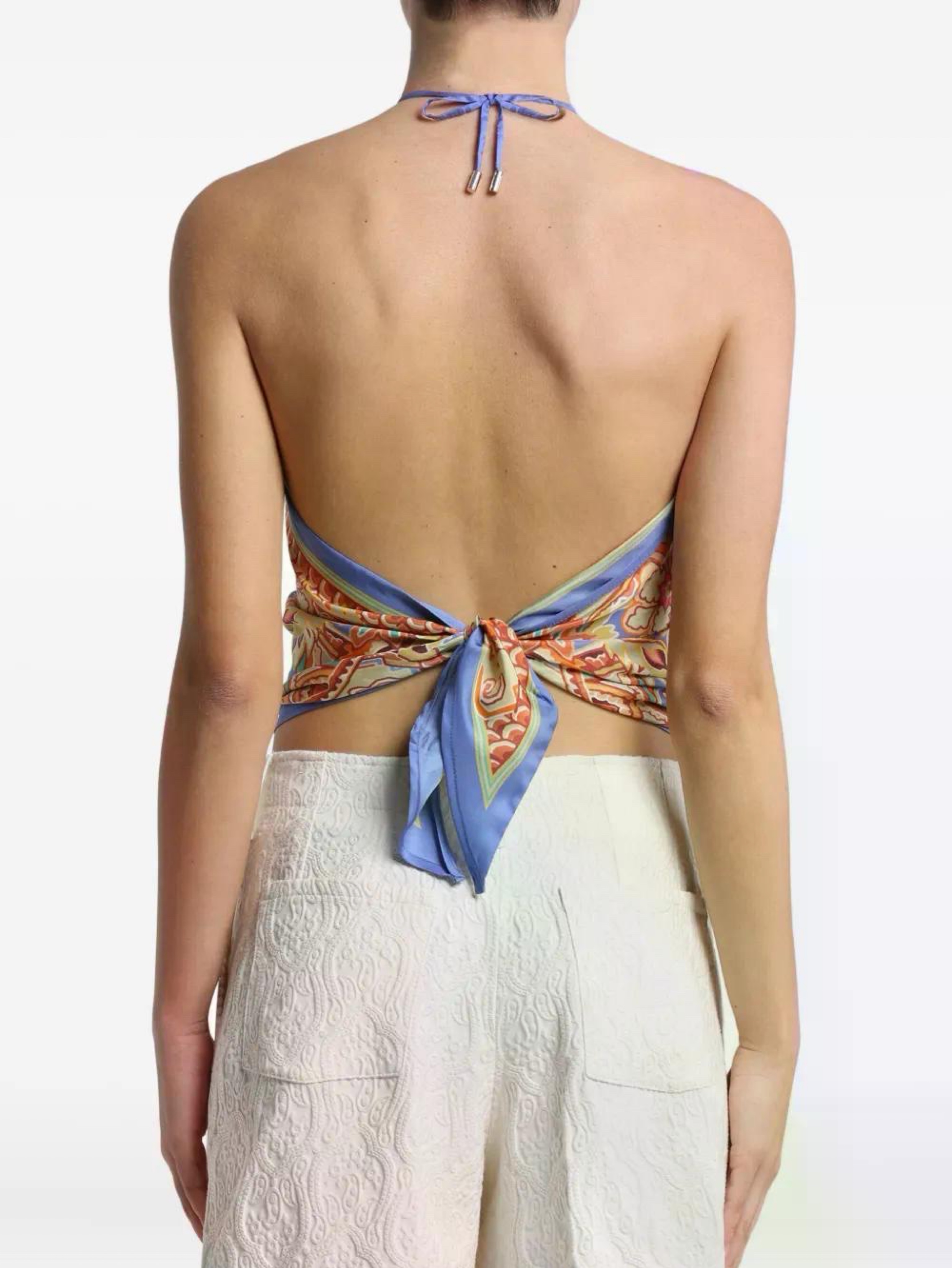 Etro - Silk Halter neck Top by Etro - Pickle