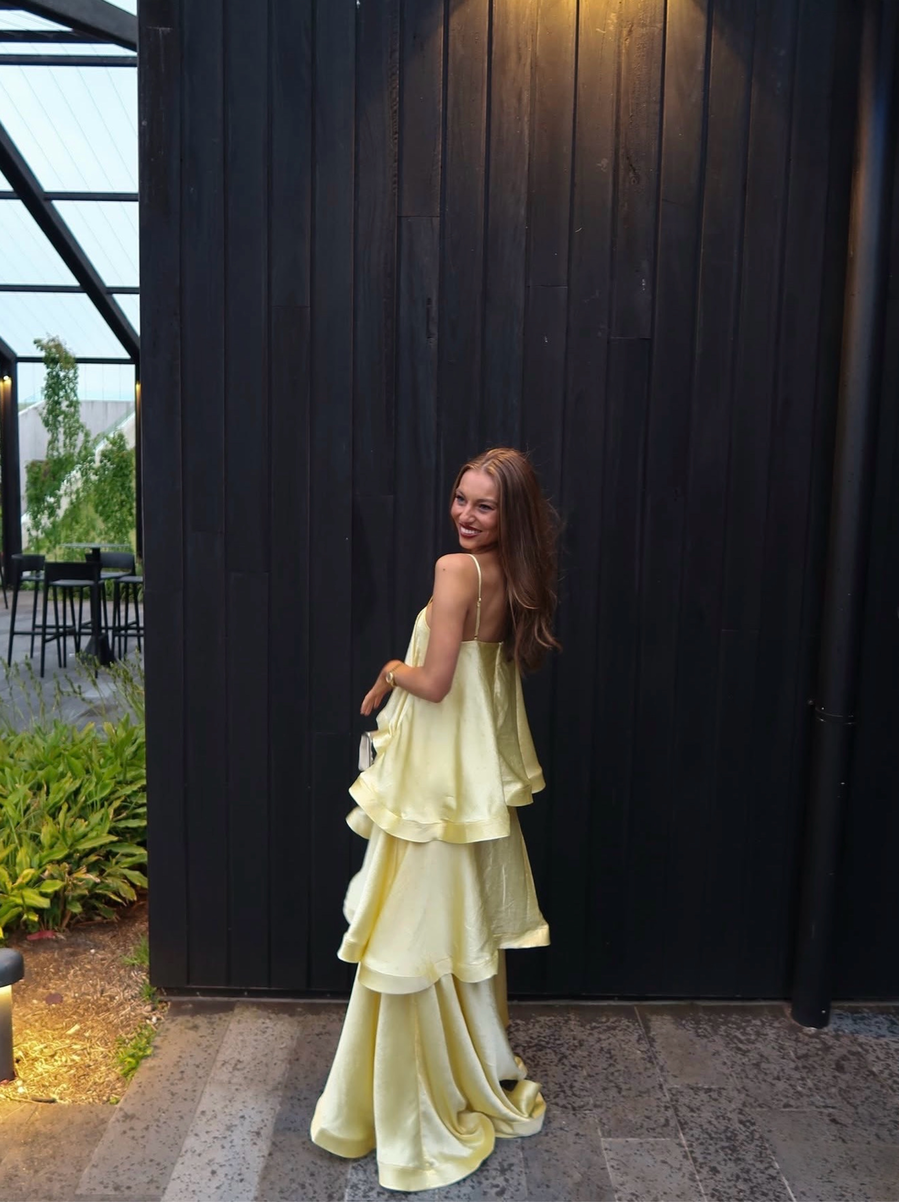 elliatt gold dress Cassini Dress