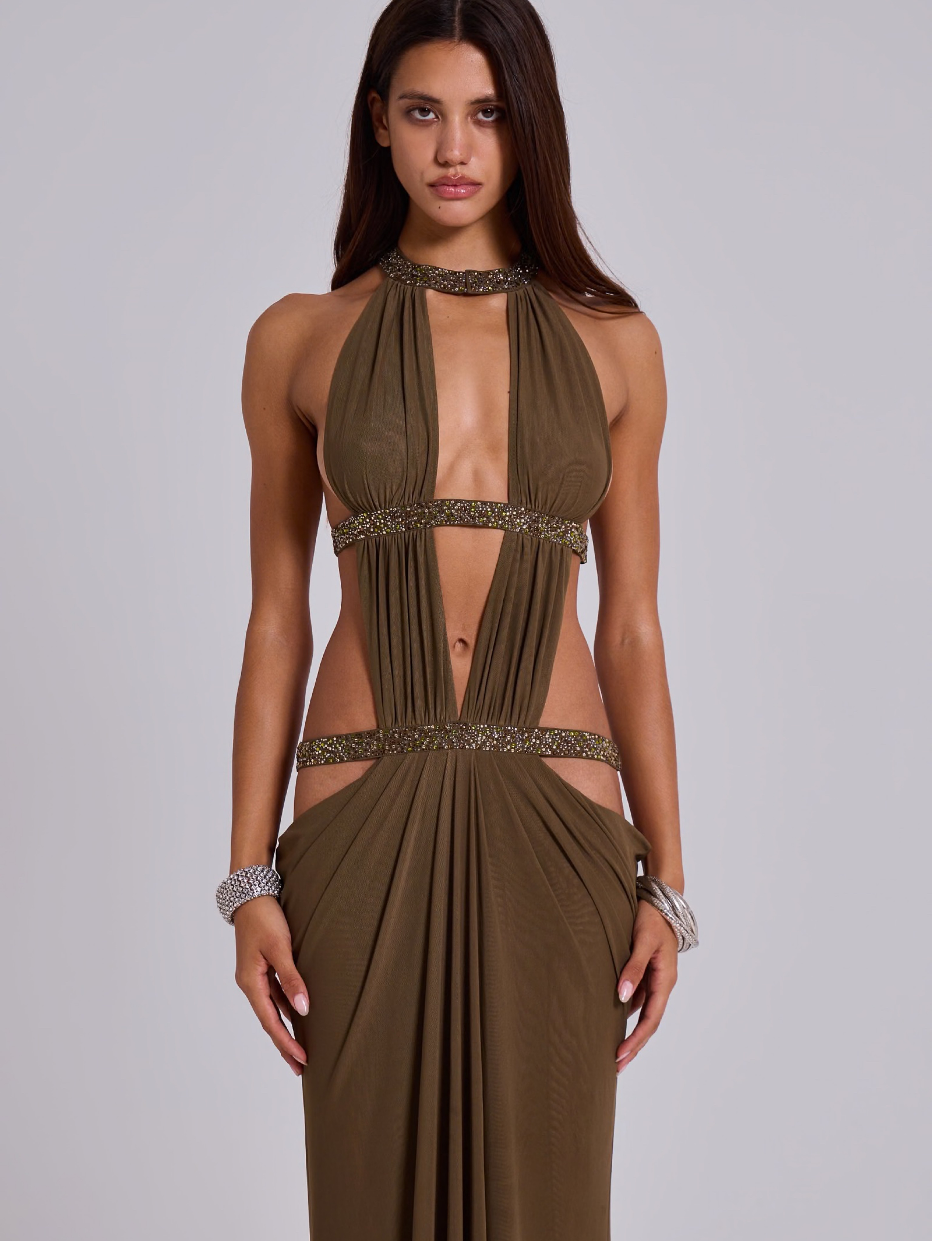 6am cut out maxi dress - MOSS