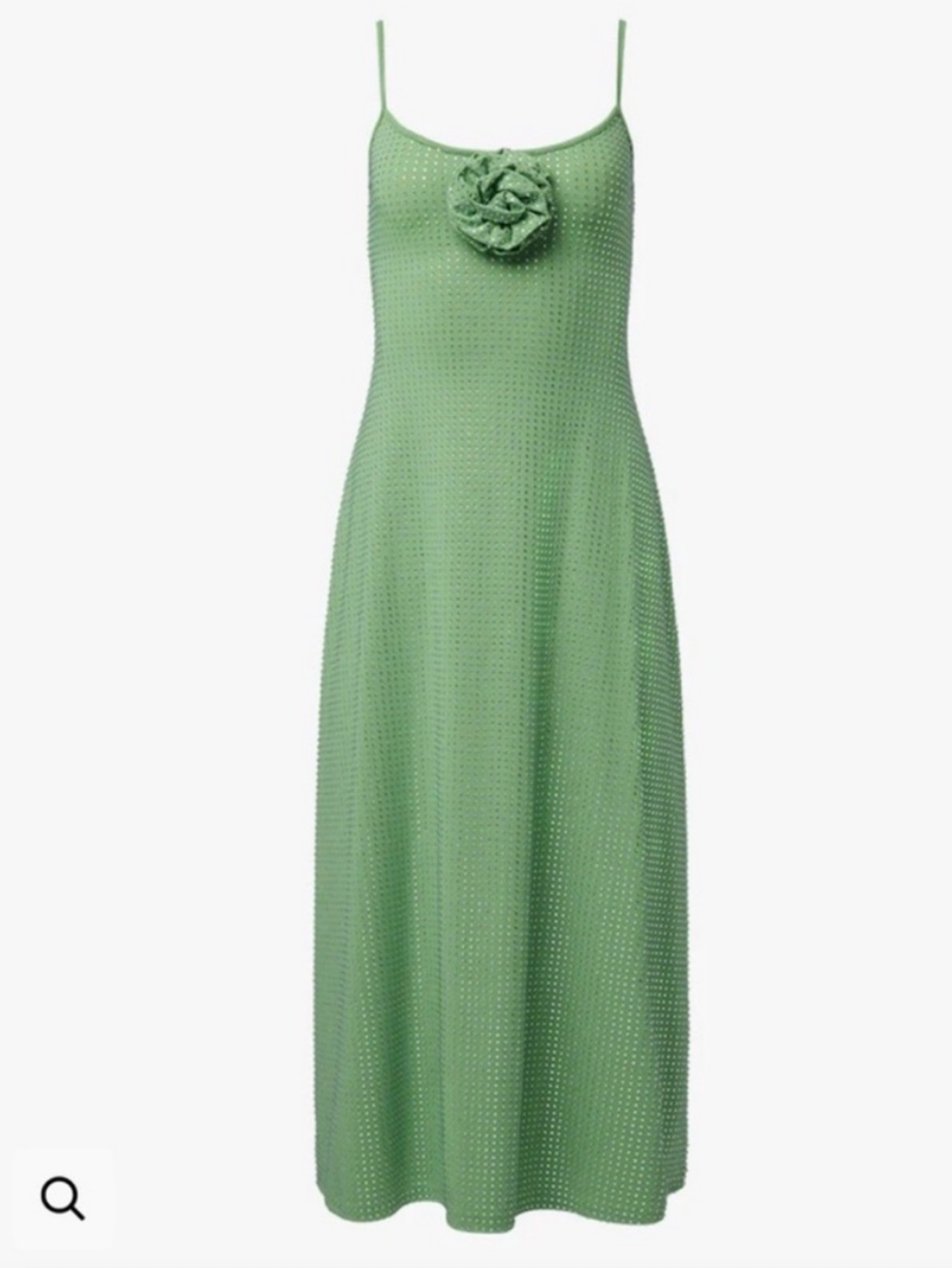 weworewhat green dress WeWoreWhat Crystal Slip Dress in Green by WeWoreWhat