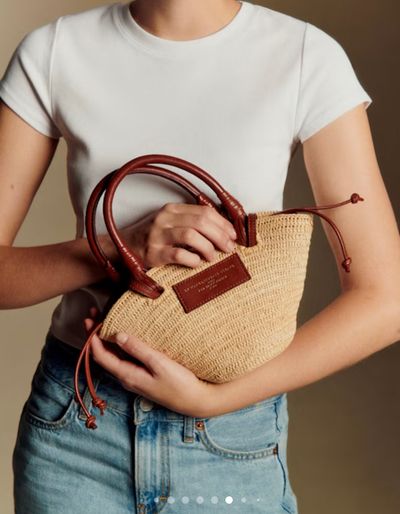 Sezane justine mini basket bag by Sézane | Pickle