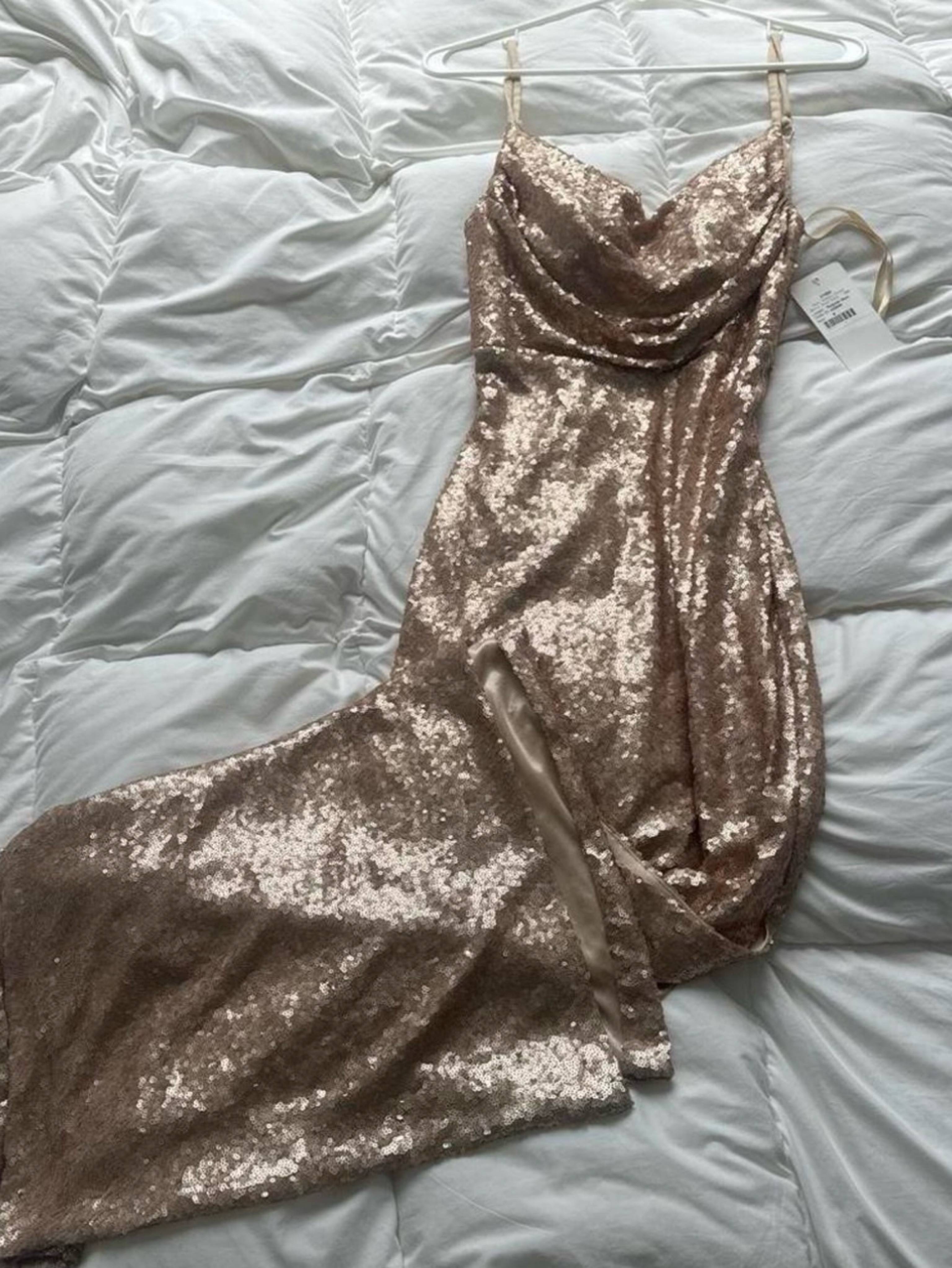 revelry sequin dress Dylan Sequin Dress | Made To Order Matte Bronze