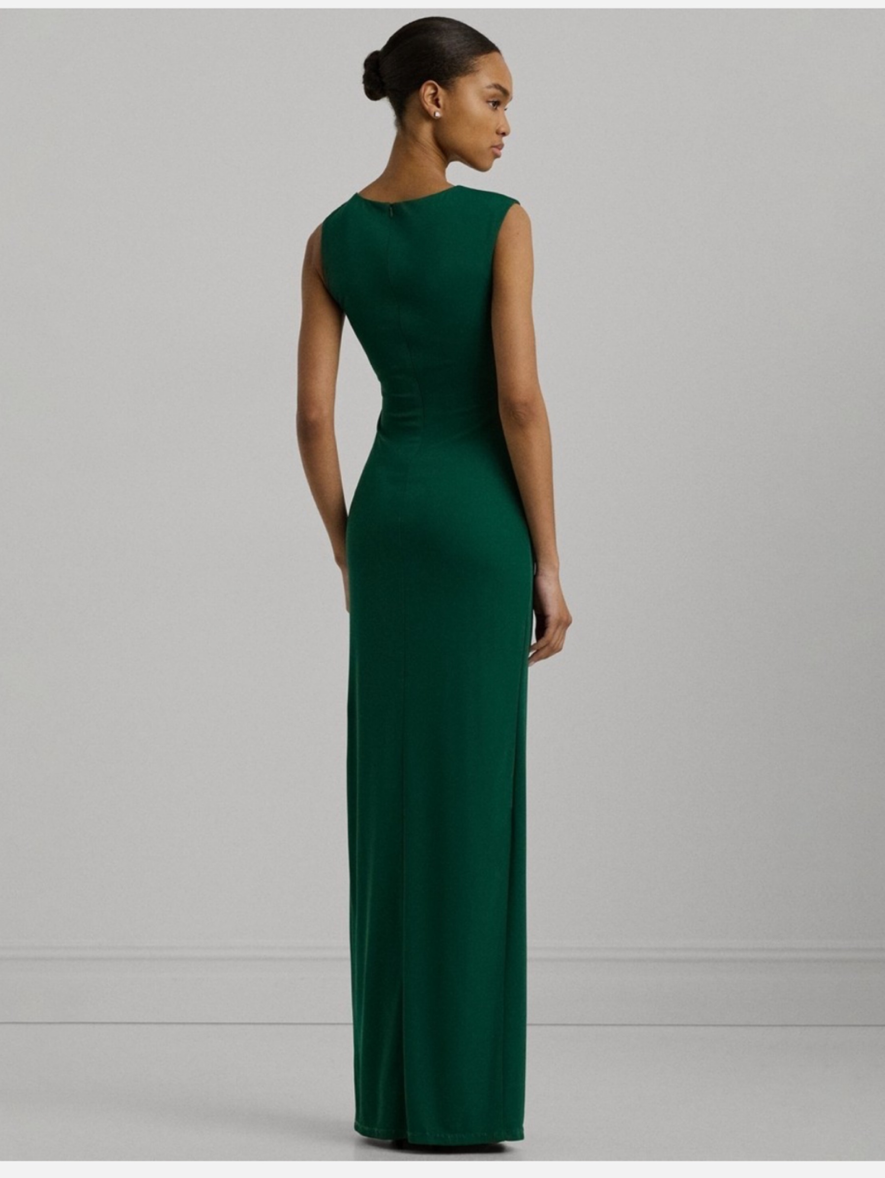 Ralph Lauren Lauren Ralph Lauren Stretch Jersey Asymmetrical Gown by Ralph Lauren