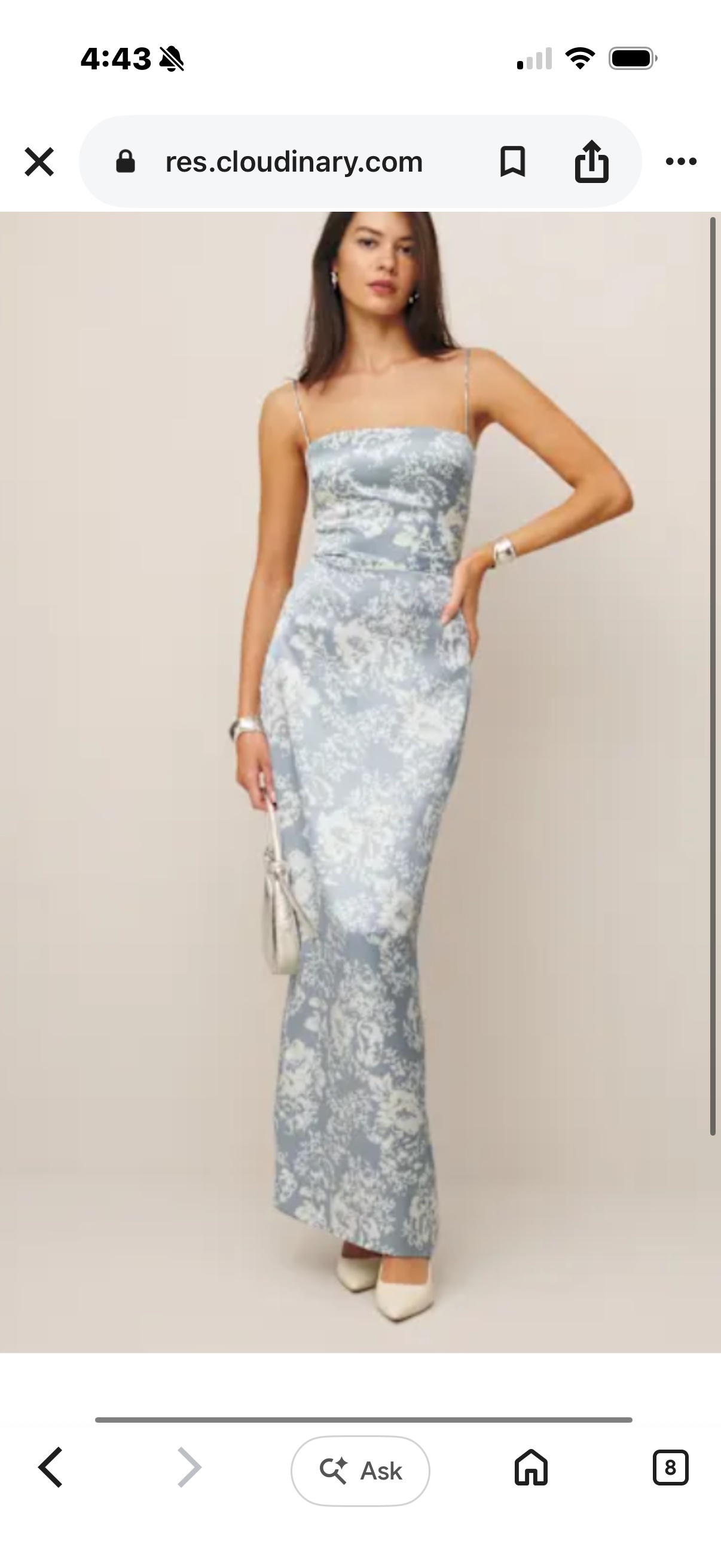 Reformation Frankie Silk Dress | Perfect Wedding Guest Dress