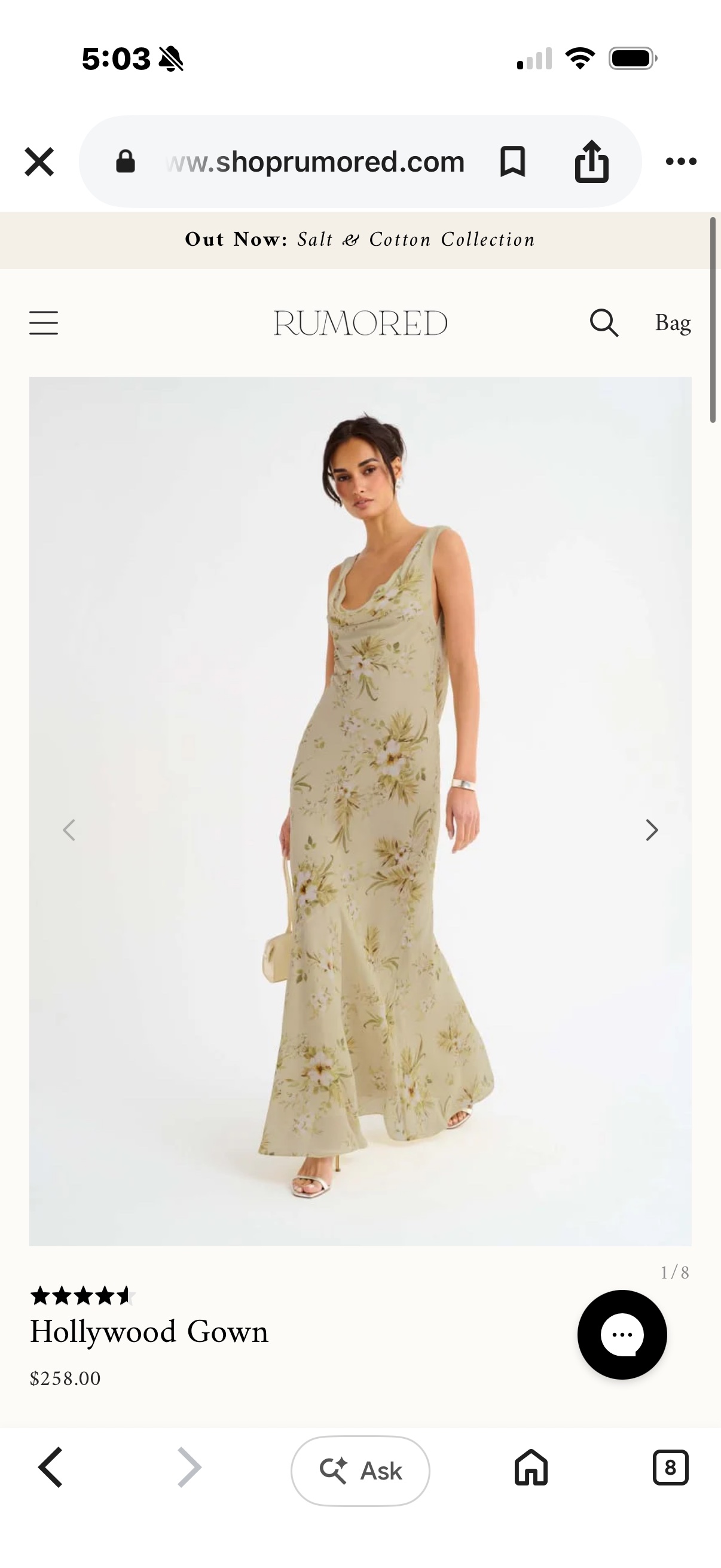 Rumored Hollywood Gown | Wedding Guest Dress