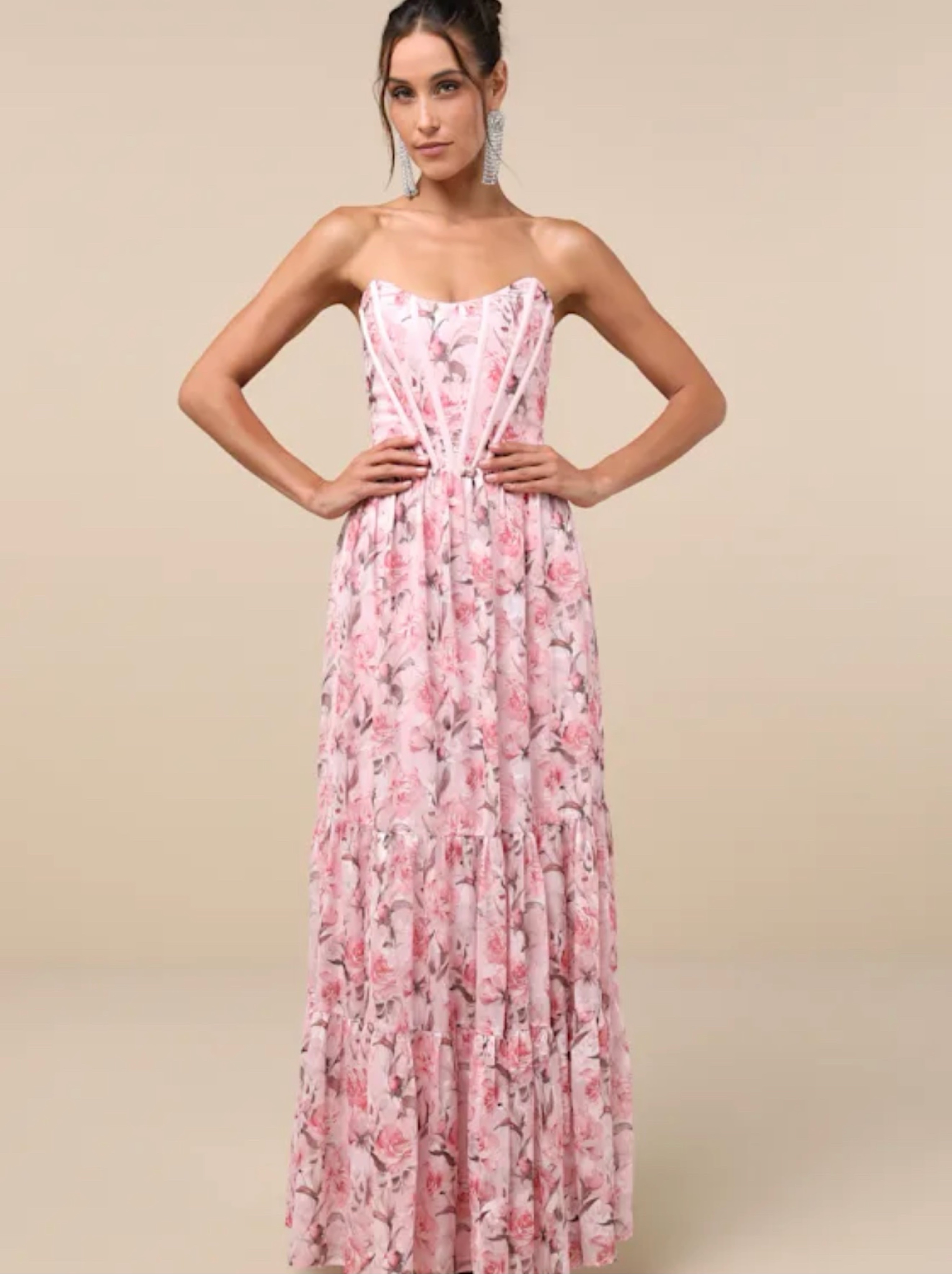 lulus pink dress Lulus Maxi Blush Pink Dress Lost In The Moment Blush Maxi Dress