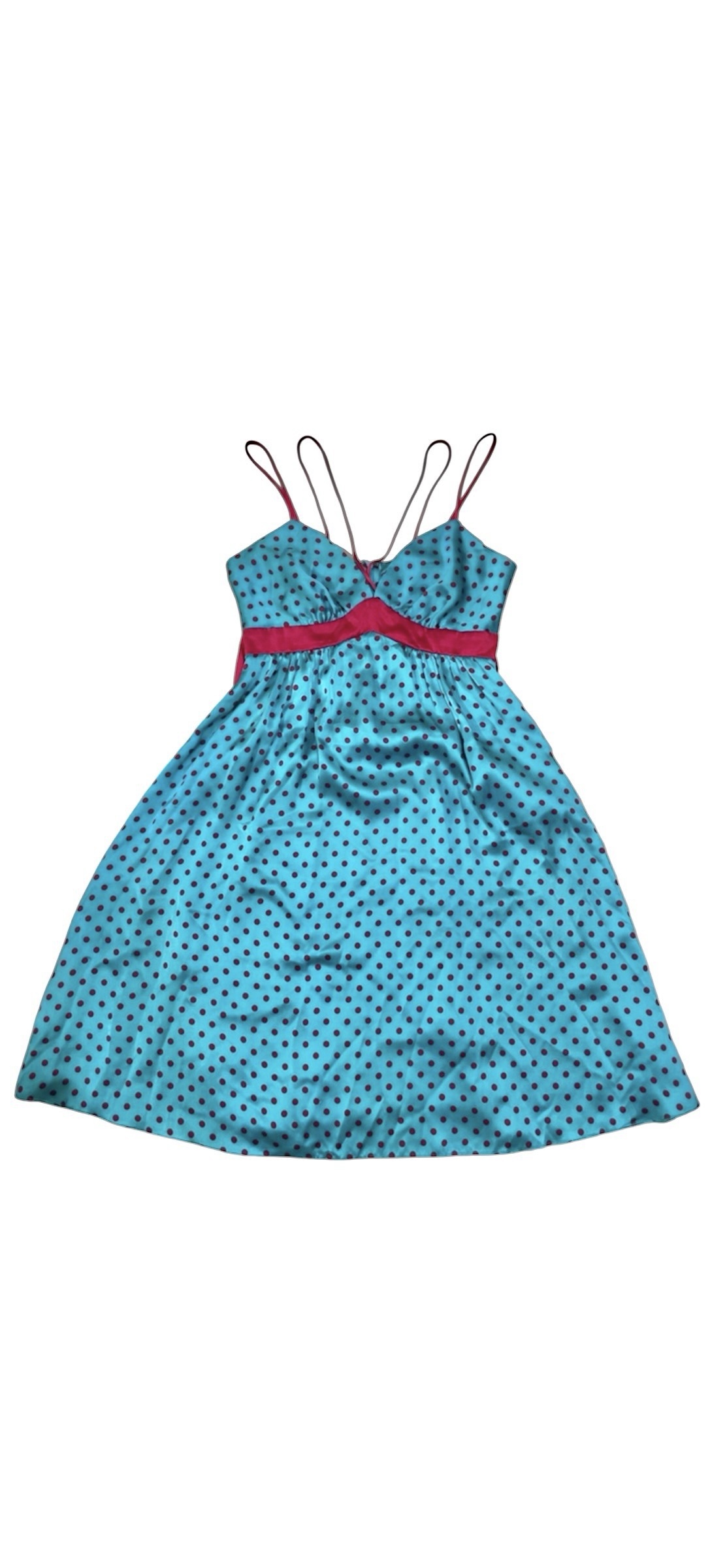 voom by joy han silk dress Vintage Y2K Voom By joy Han silk dress As seen worn by Paris Hilton in the  early 2000s Small black dot in last frame, under the arm. Minor. Size  marked M, but
