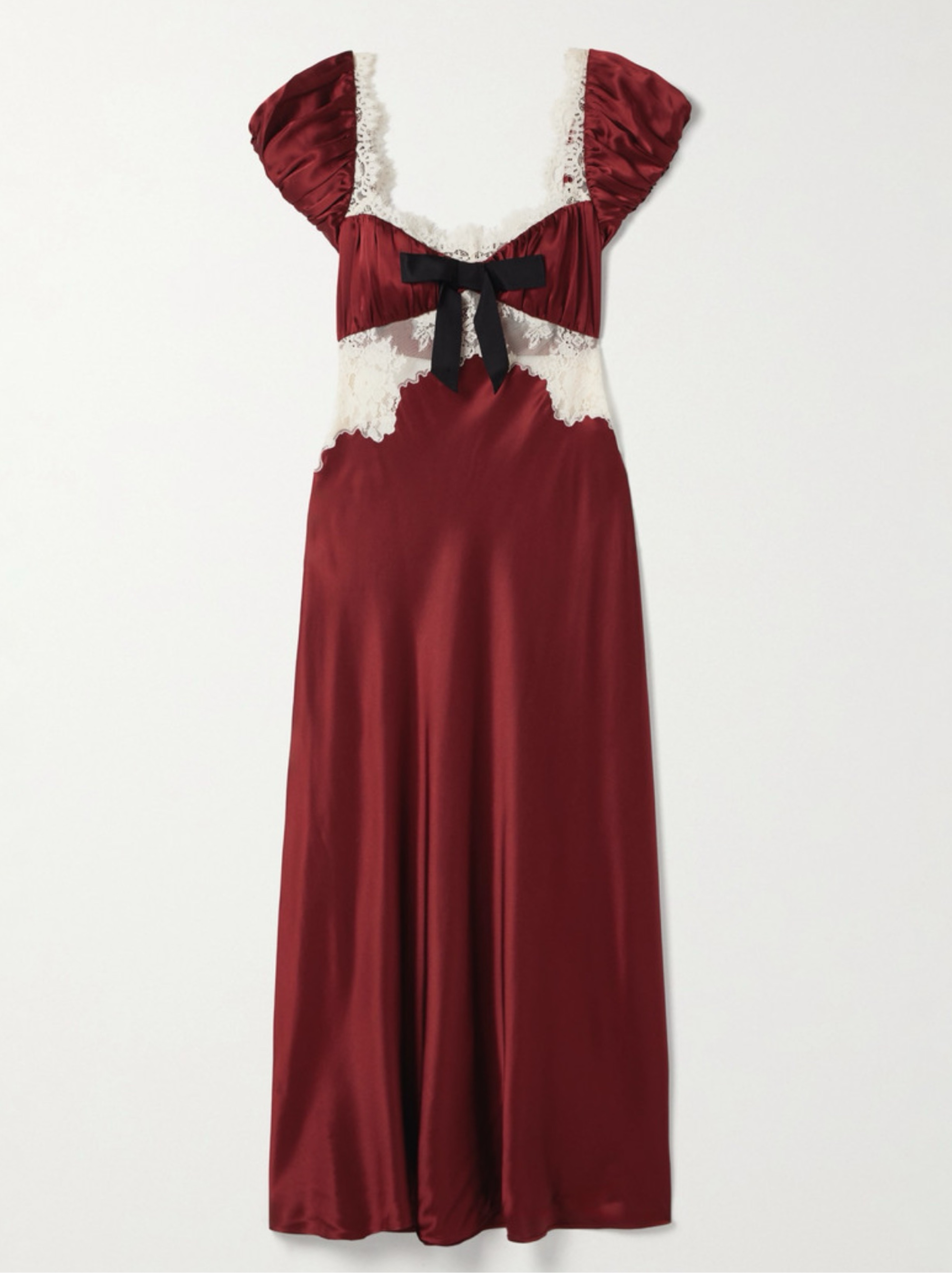 DÔEN Veda Dress - Burgundy Holiday Dress