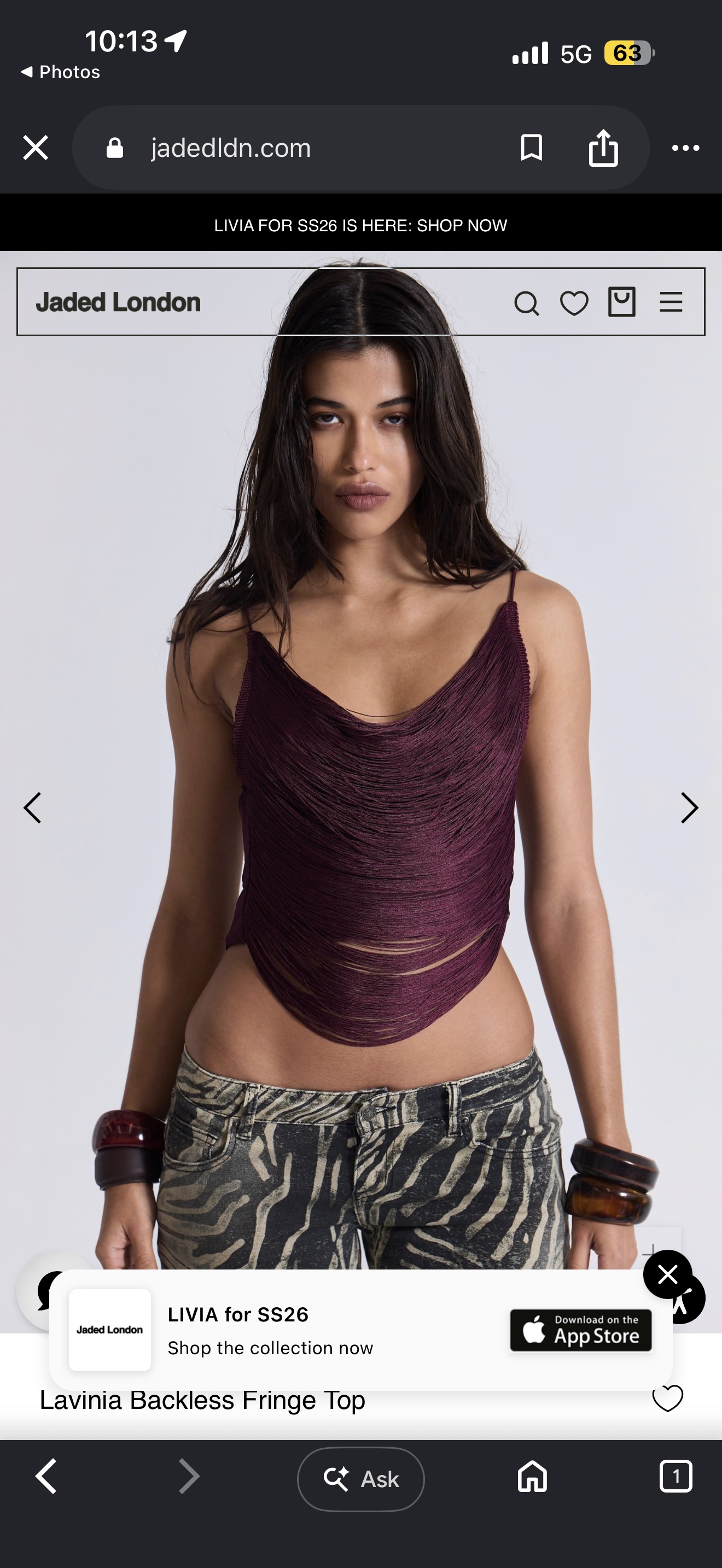 Shop Jaded London Tops - Pickle