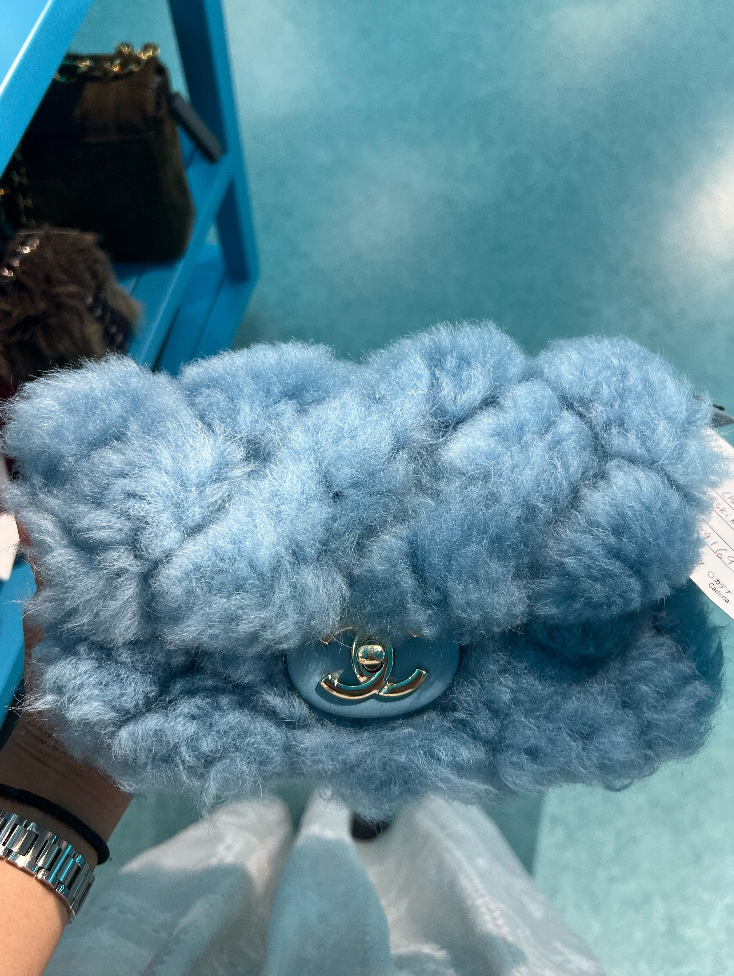 Chanel Puffy cloud shearling flap