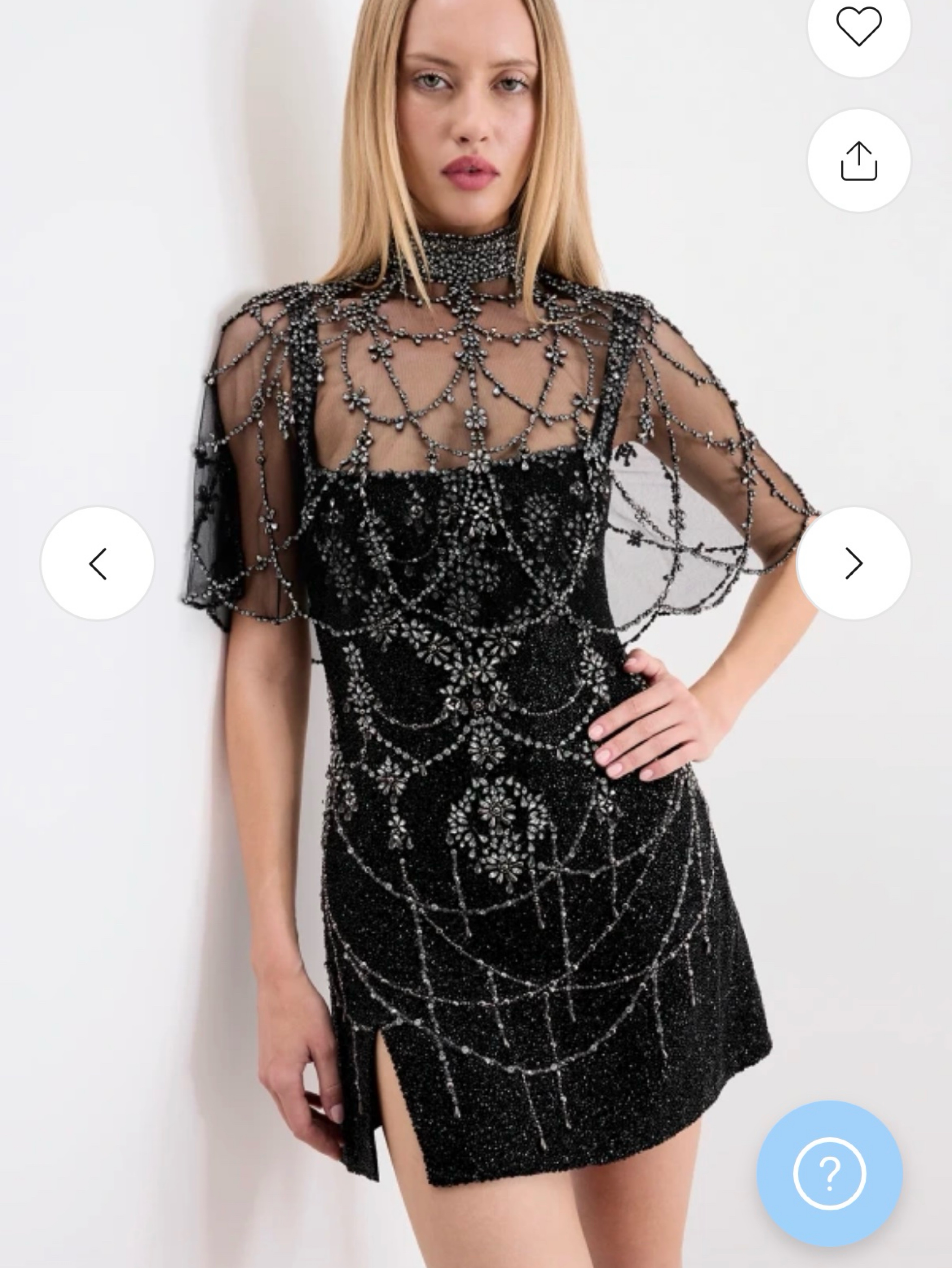 Clio Peppiatt Chandelier Capelet