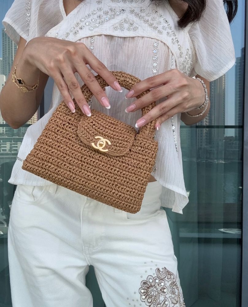 Chanel SS26 Mini Kelly Raffia (Nano)