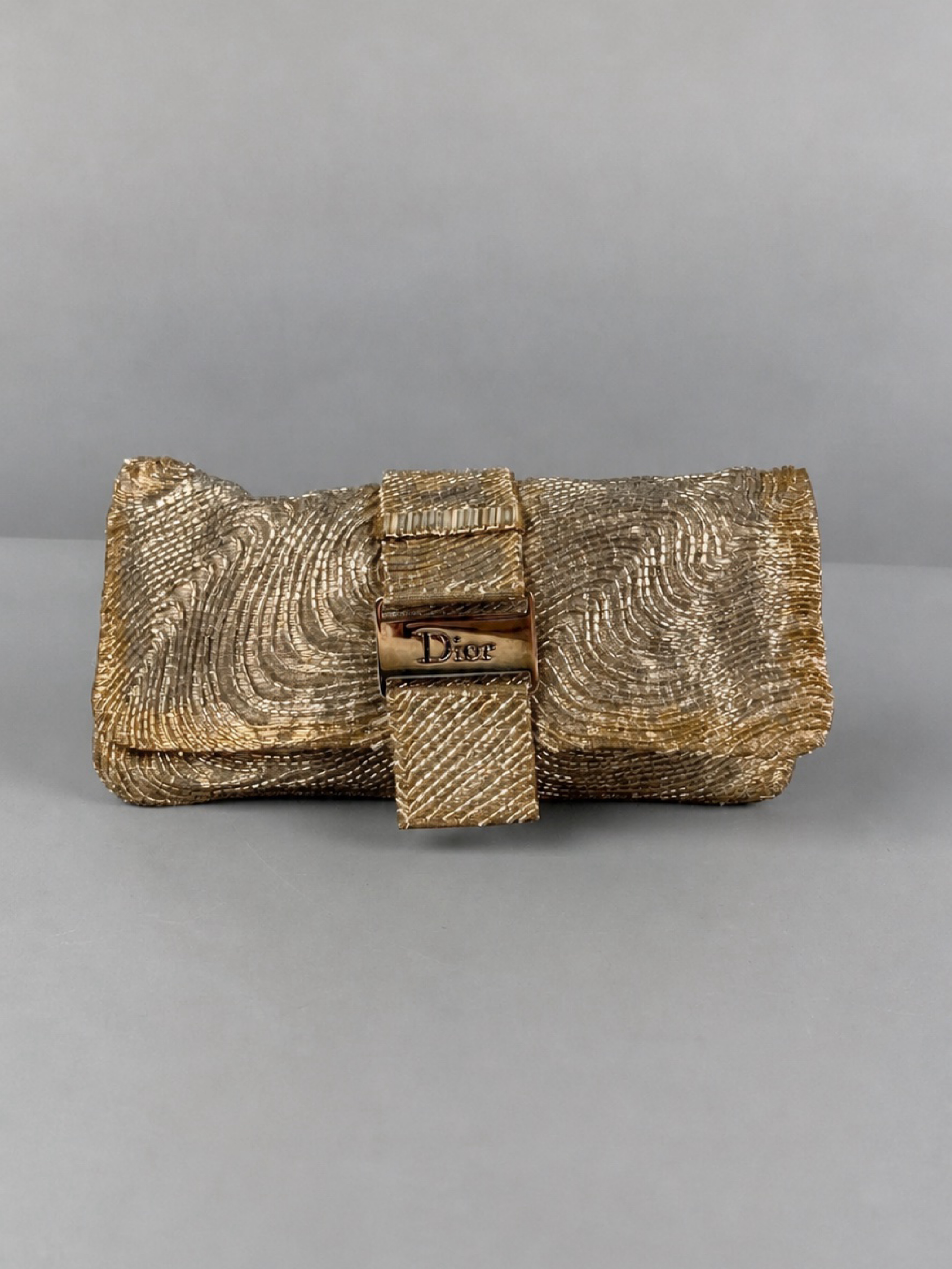 Vintage Dior Akoya Beaded Evening Clutch