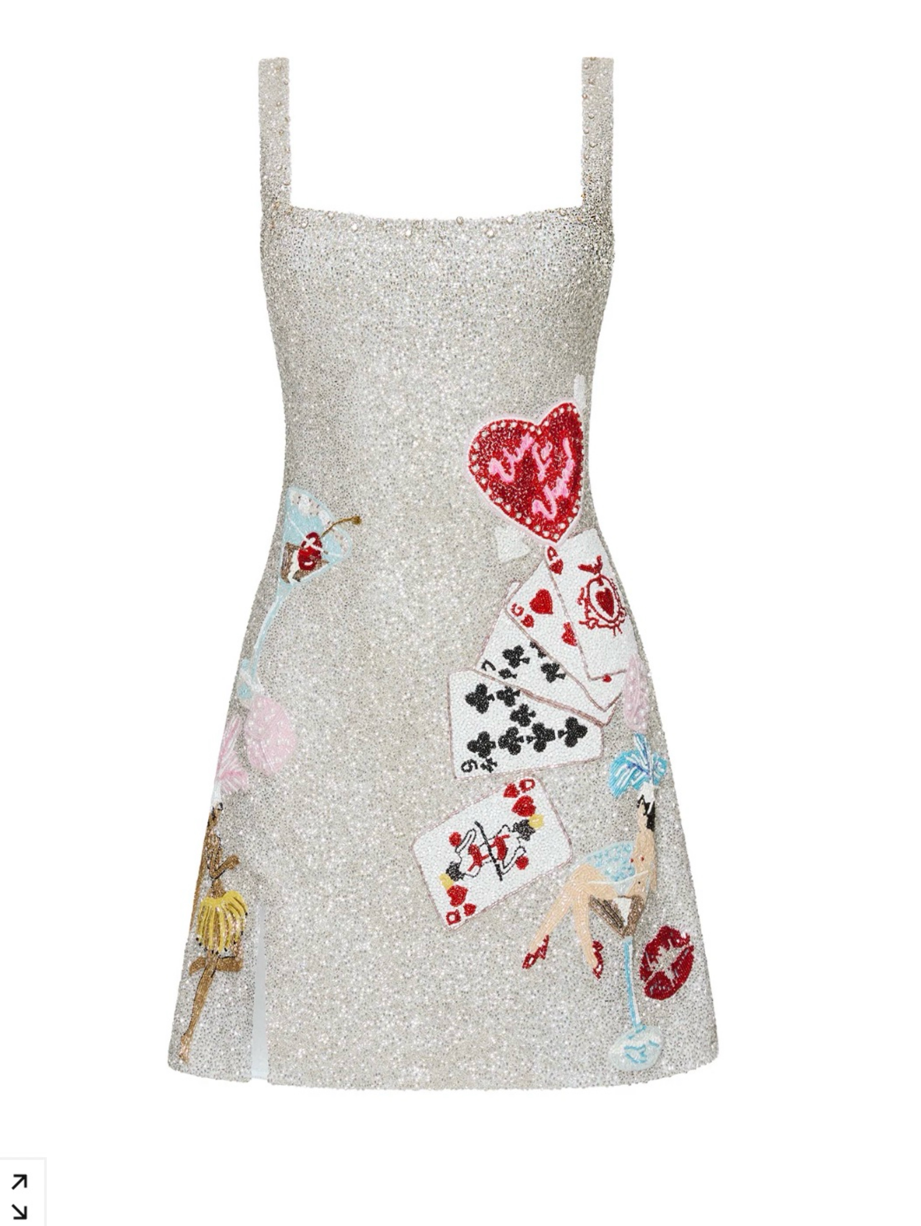 Clio peppiatt house of cards Vegas dress