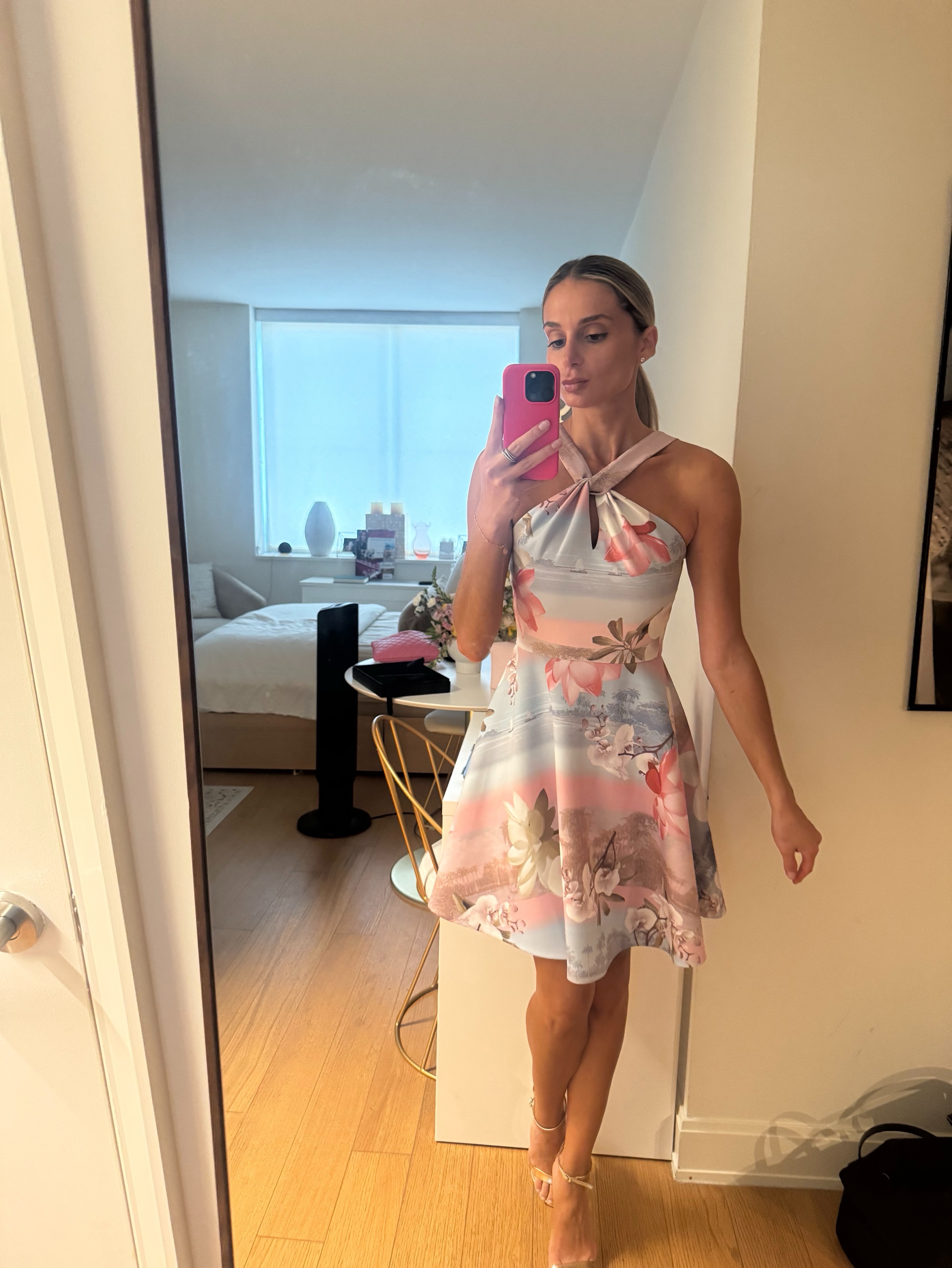 Ted Baker Umerta Floral Skater Mini Dress