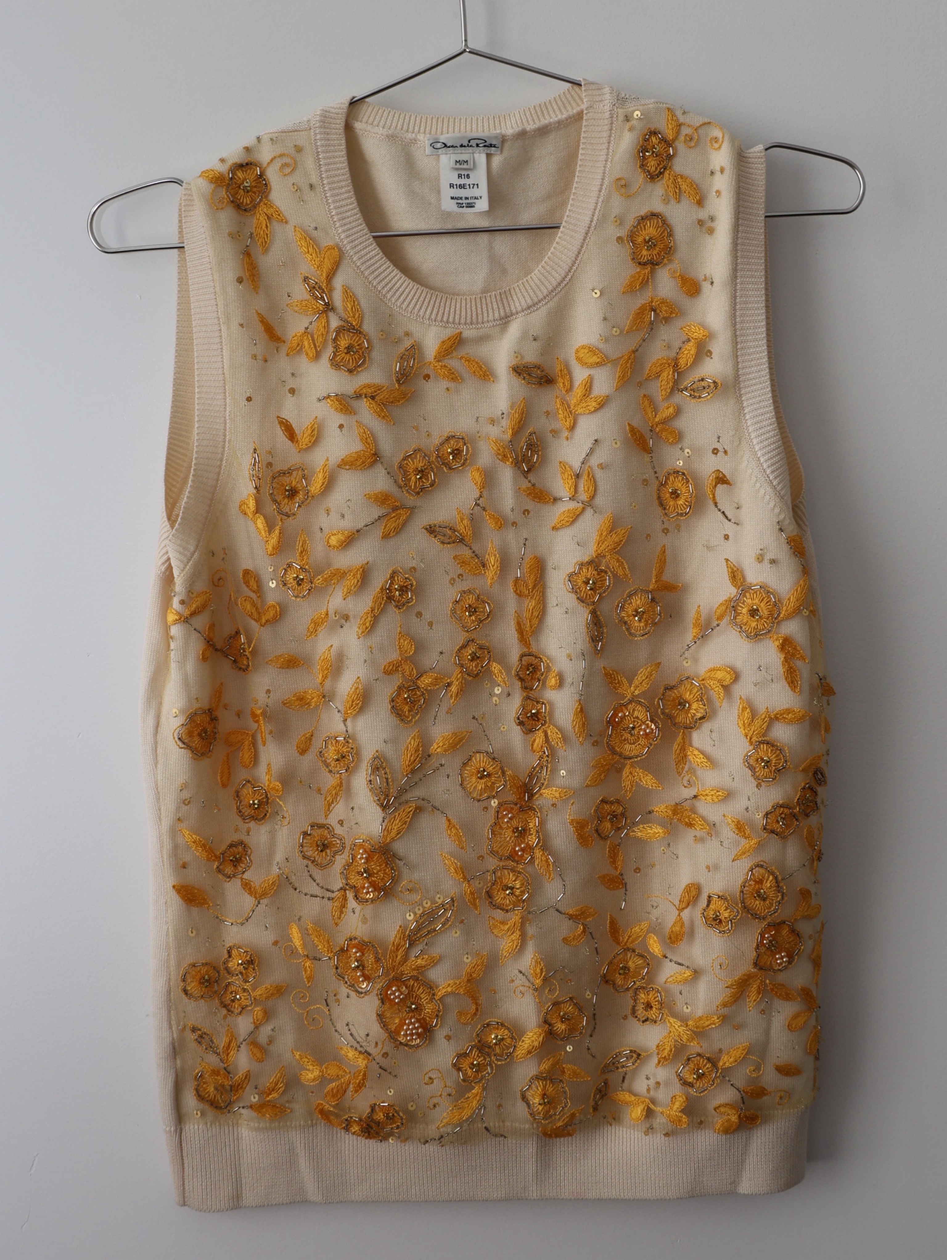 Oscar De La Renta, embellished vest | Resort 2016