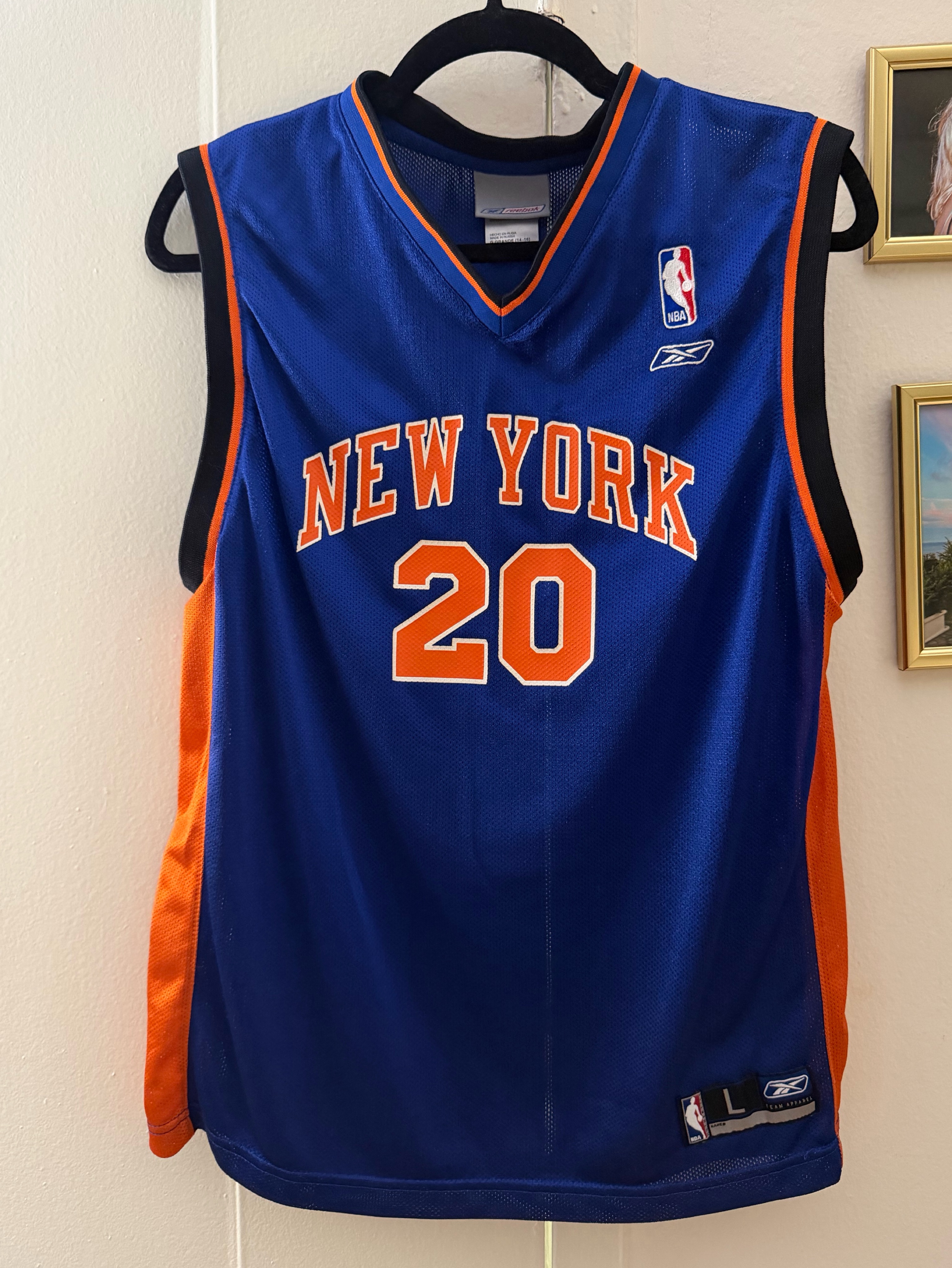 Vintage Official NY Knicks Jersey