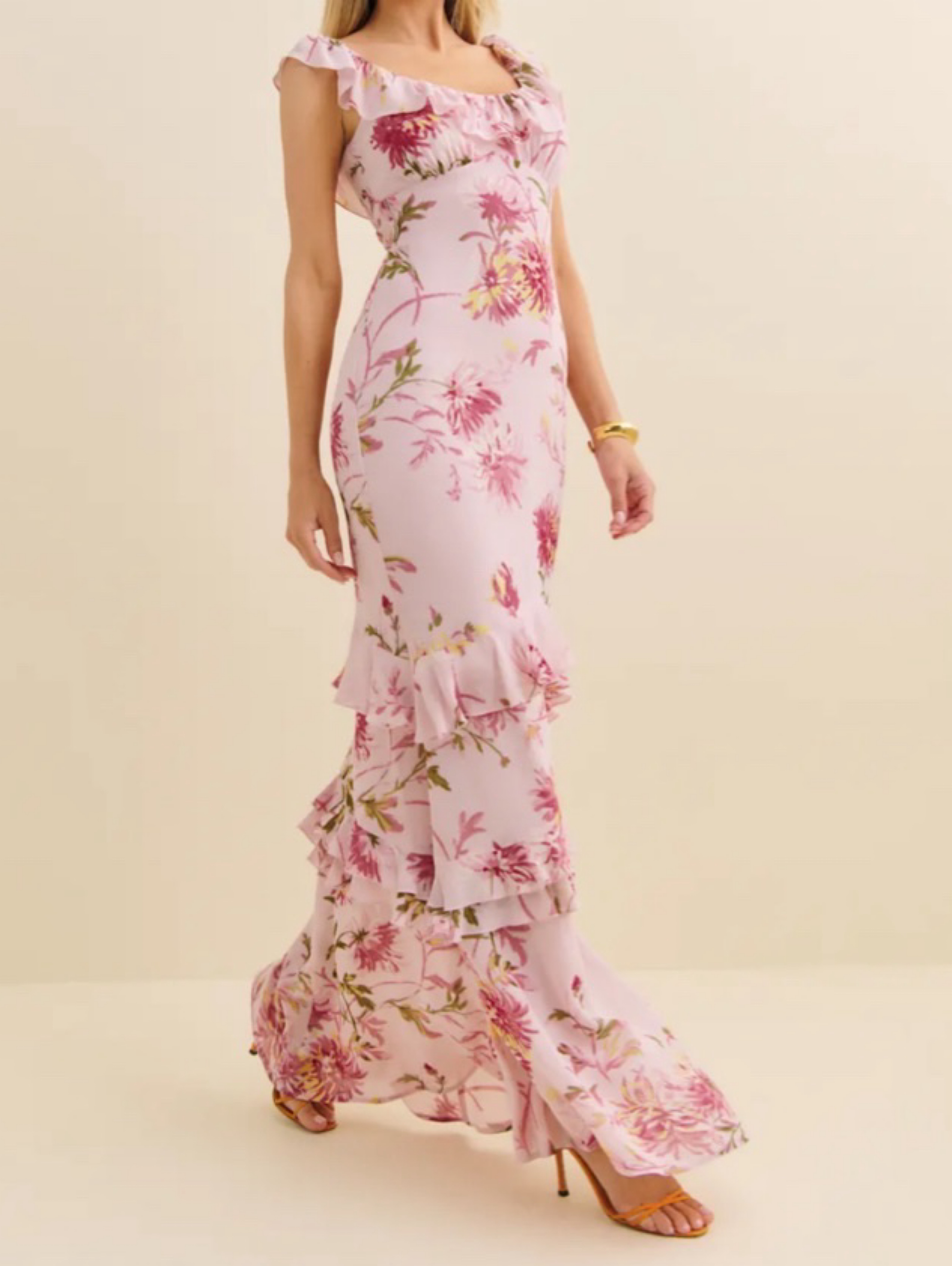reformation pink floral dress Reformation | Dresses | Reformation Evanthe Dress