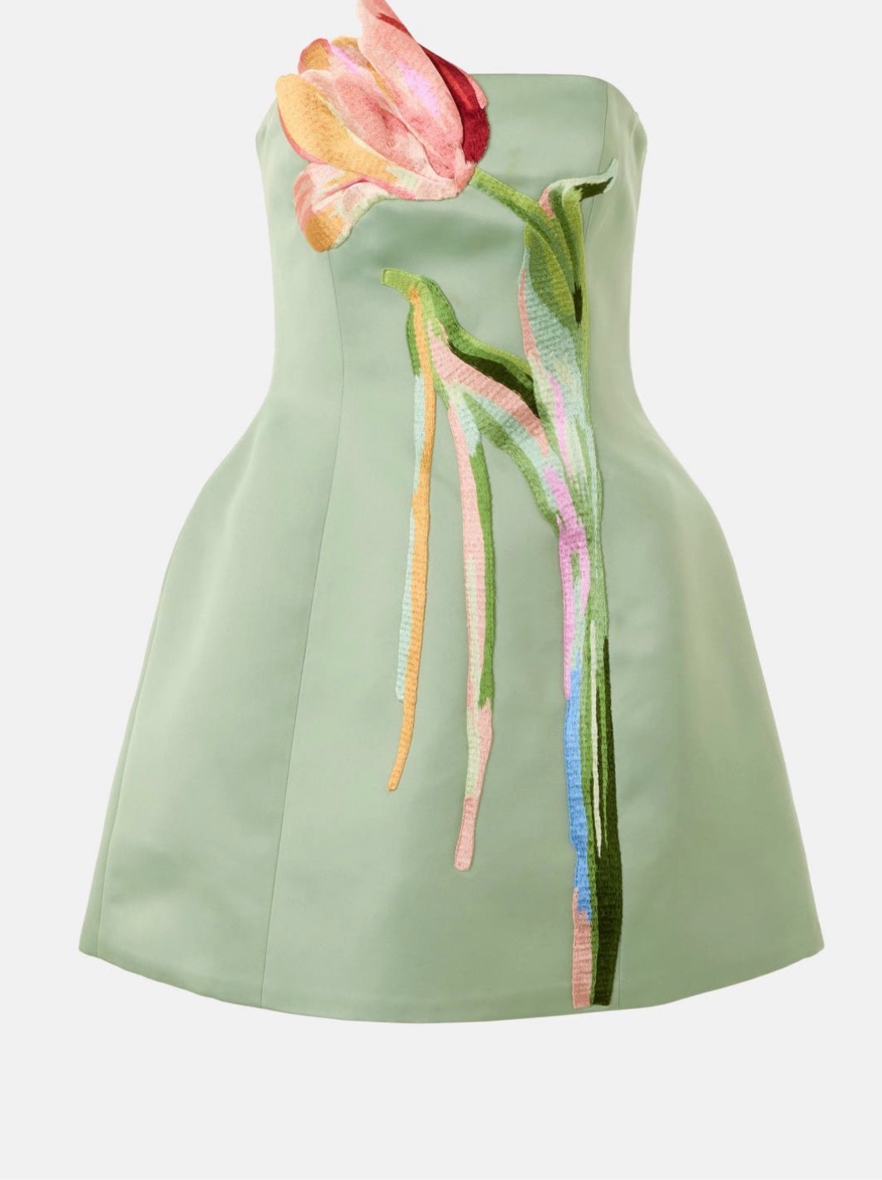Leo Lin Roselle Bustier Mini Dress