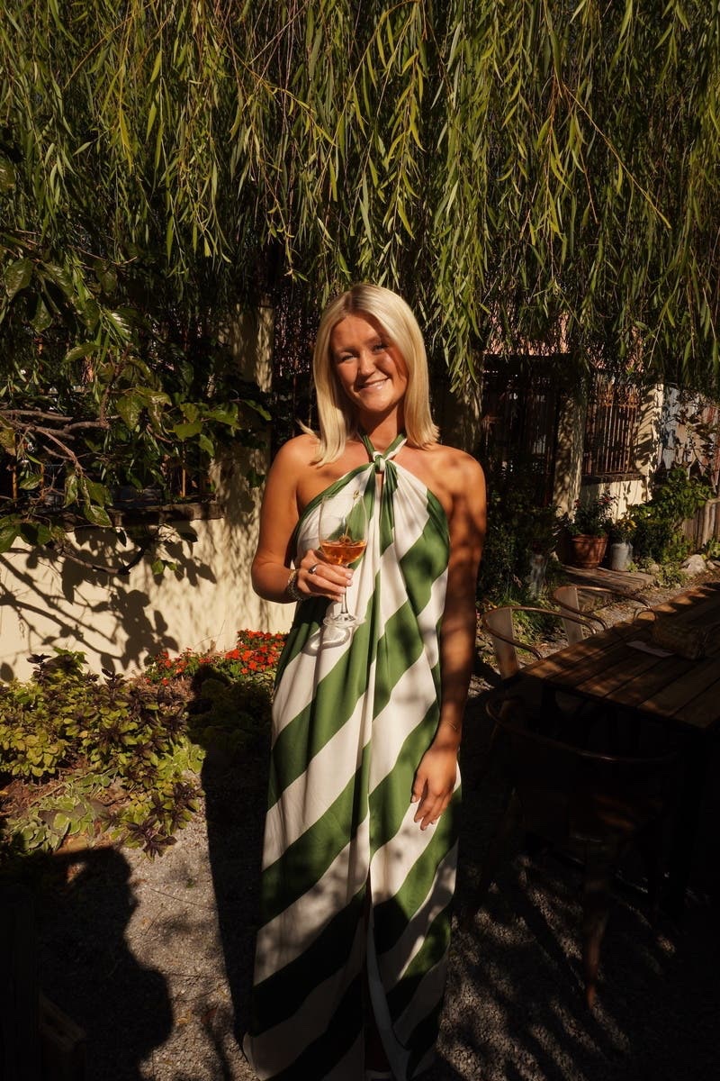 ronny kobo green halter dress $678 Ronny Kobo Women Green Jo Sequin Sleeveless Halter Minidress Size Small