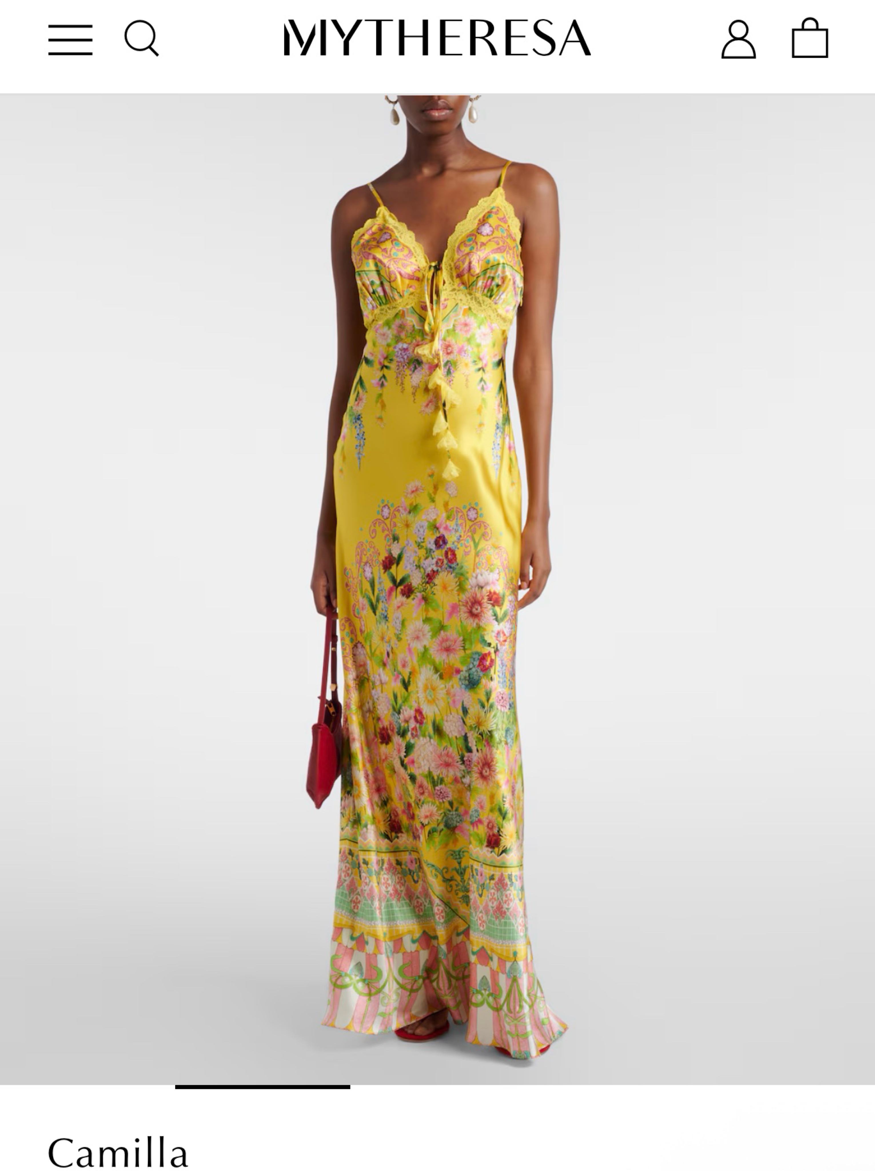 CAMILLA Lady Limonada Bias Slip Dress