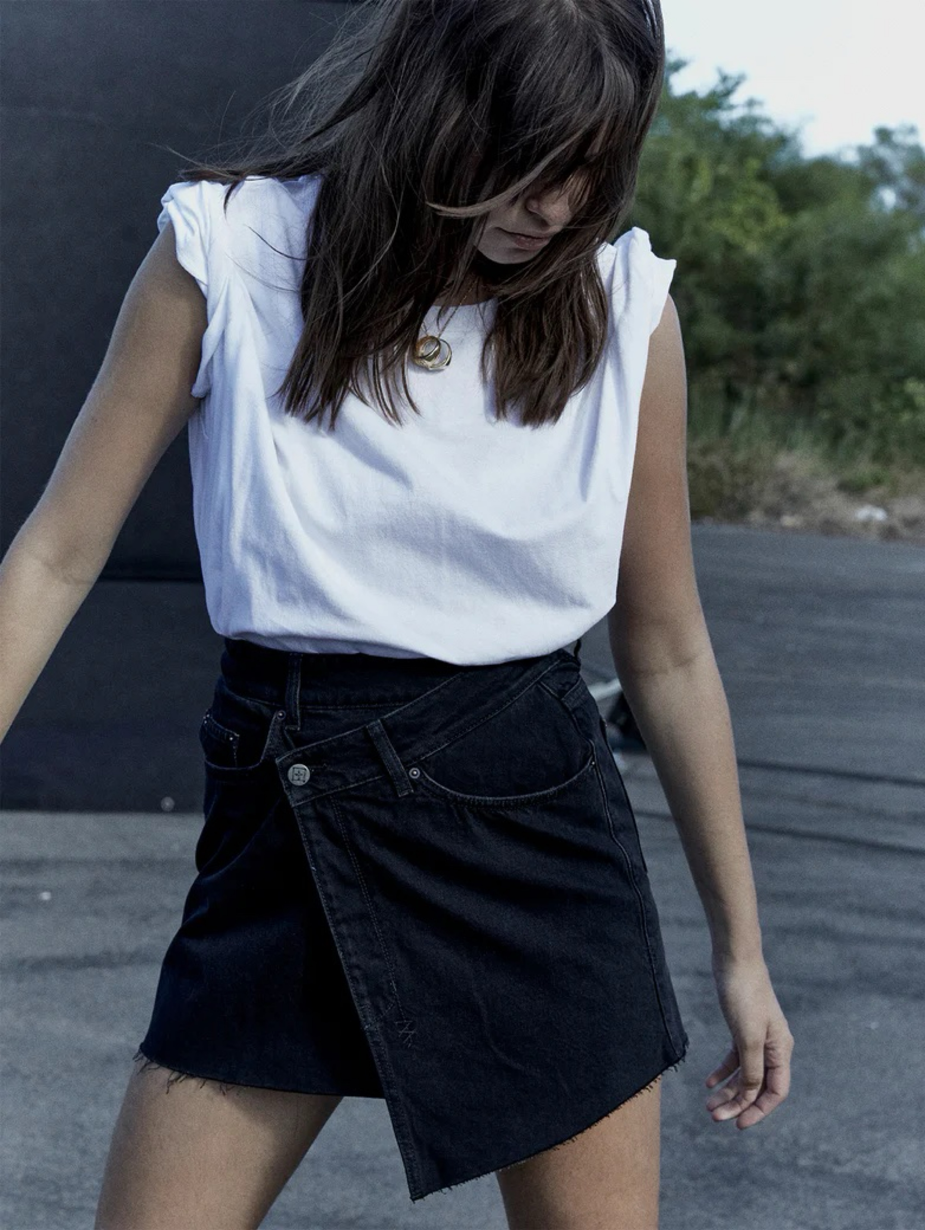 Ksubi Rap Skirt Stealth