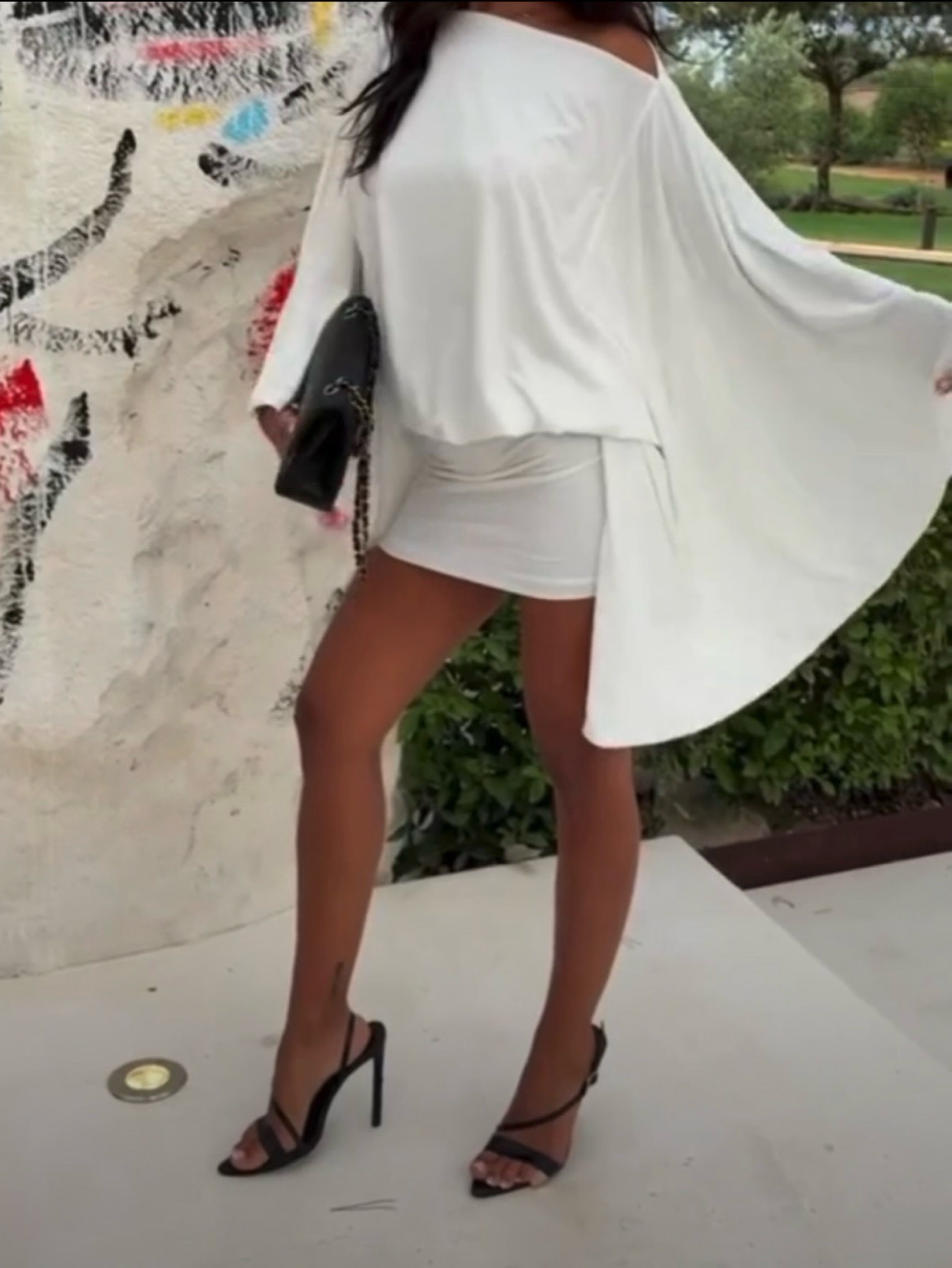 Meshki Jessi Draped Mini Dress