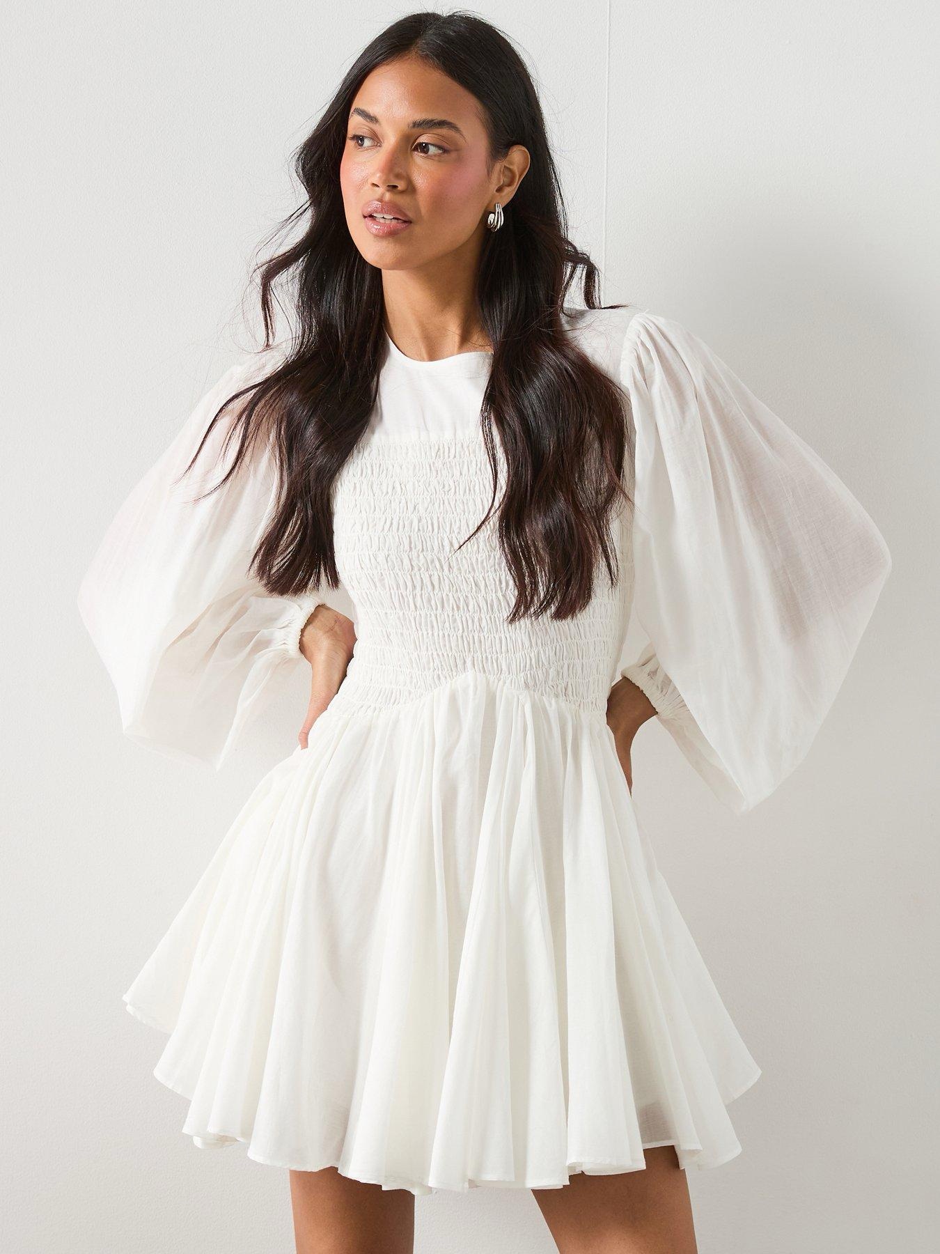 Allsaints white flowy mini dress by AllSaints - Pickle Allsaints white flowy mini dress by AllSaints - Pickle