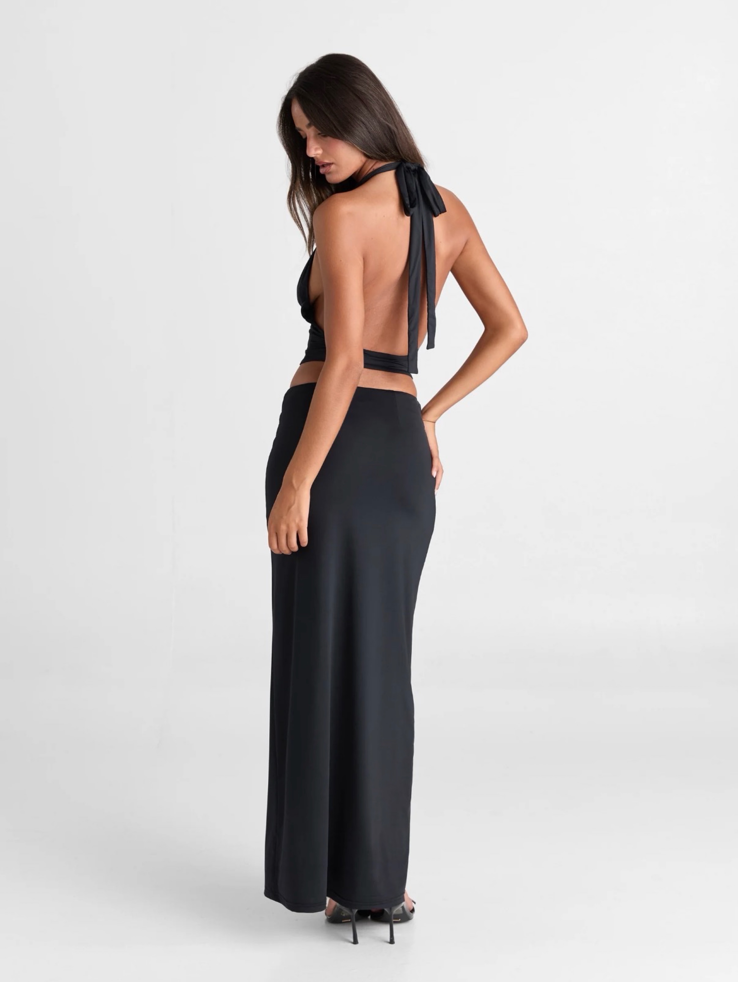 crop top with maxi dress Two Piece Dress Set Large Size Summer Sleeveless Crop Top High Waist  Floor-Length Maxi Skirt Printed Boho 230424 from Dhgate Two Piece Dress