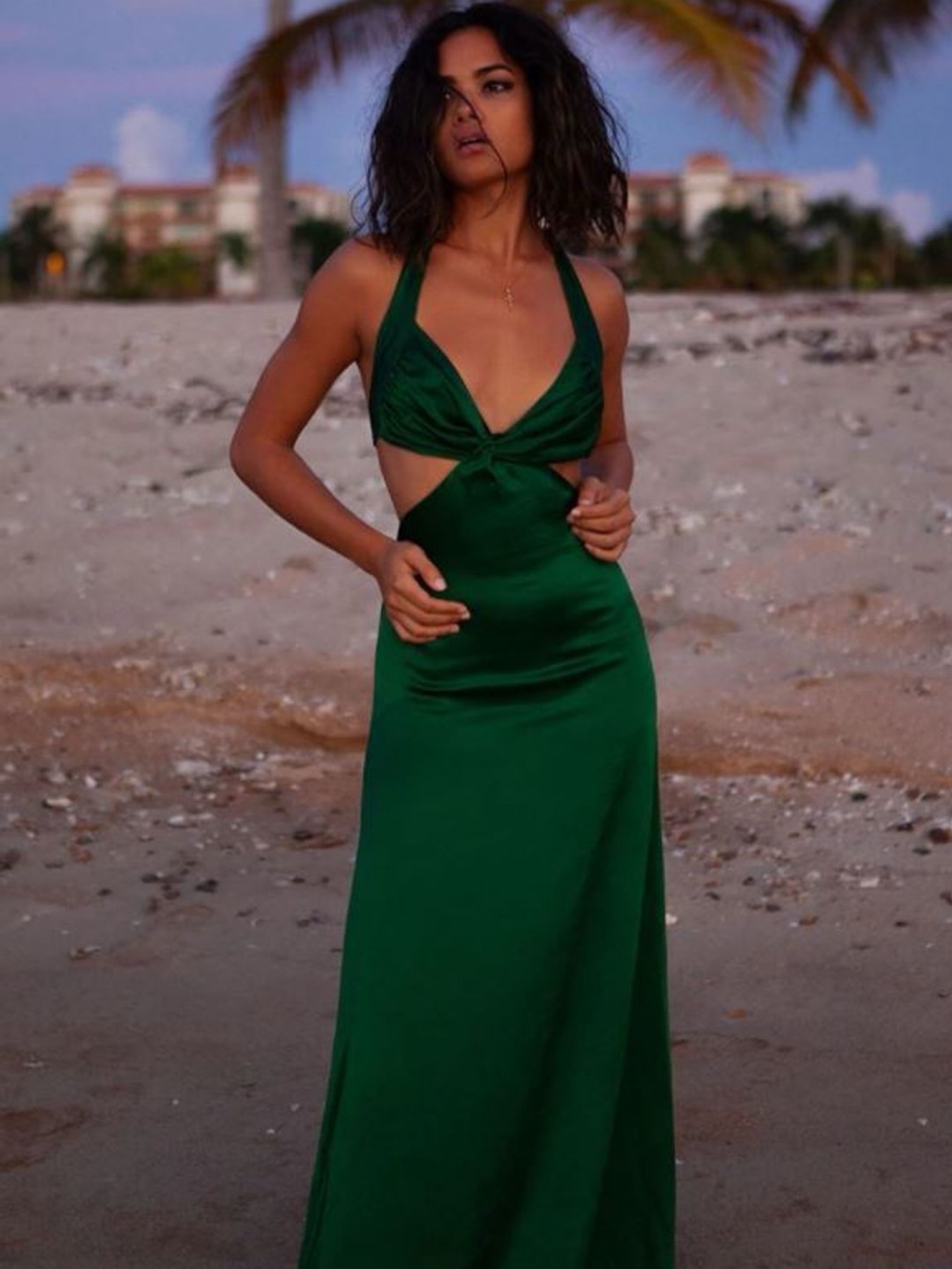 Rat & Boa Seraphina Dress in Green xs