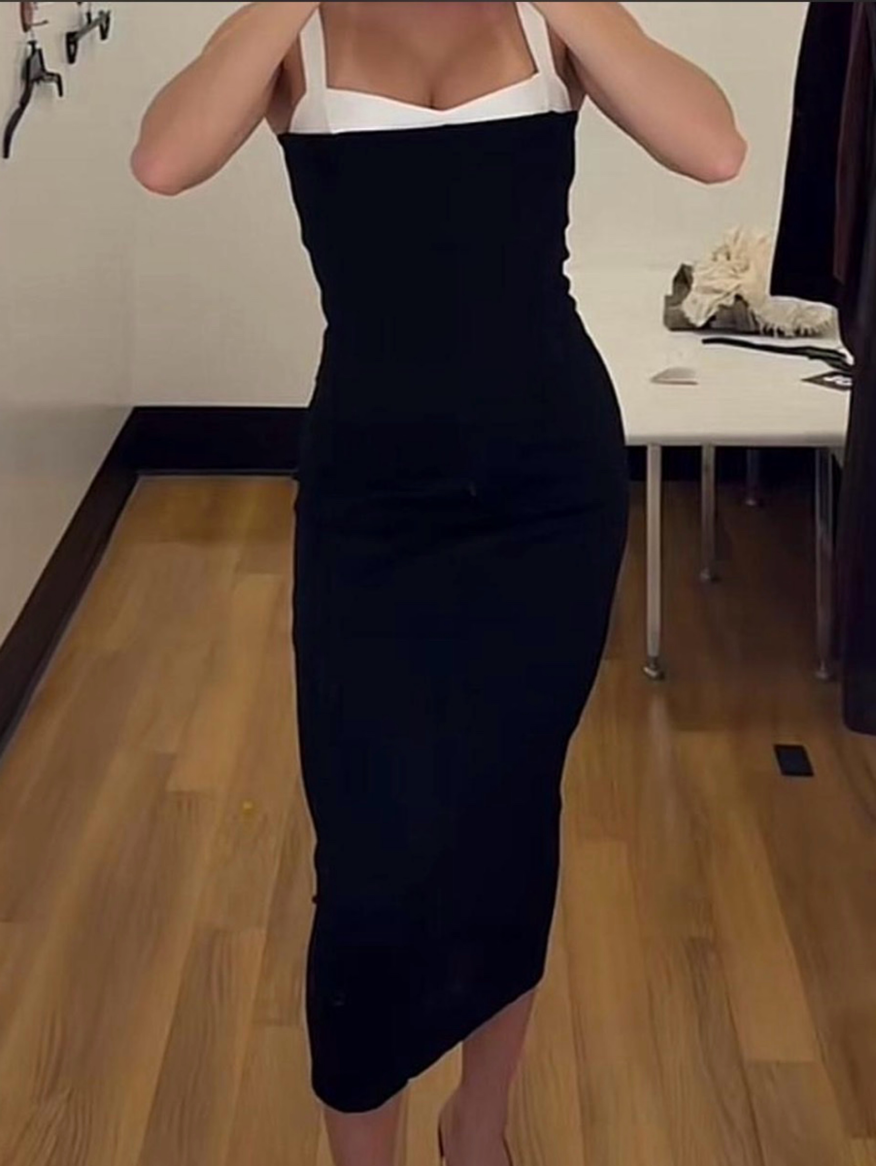 Camila Coelho Black and White Dress