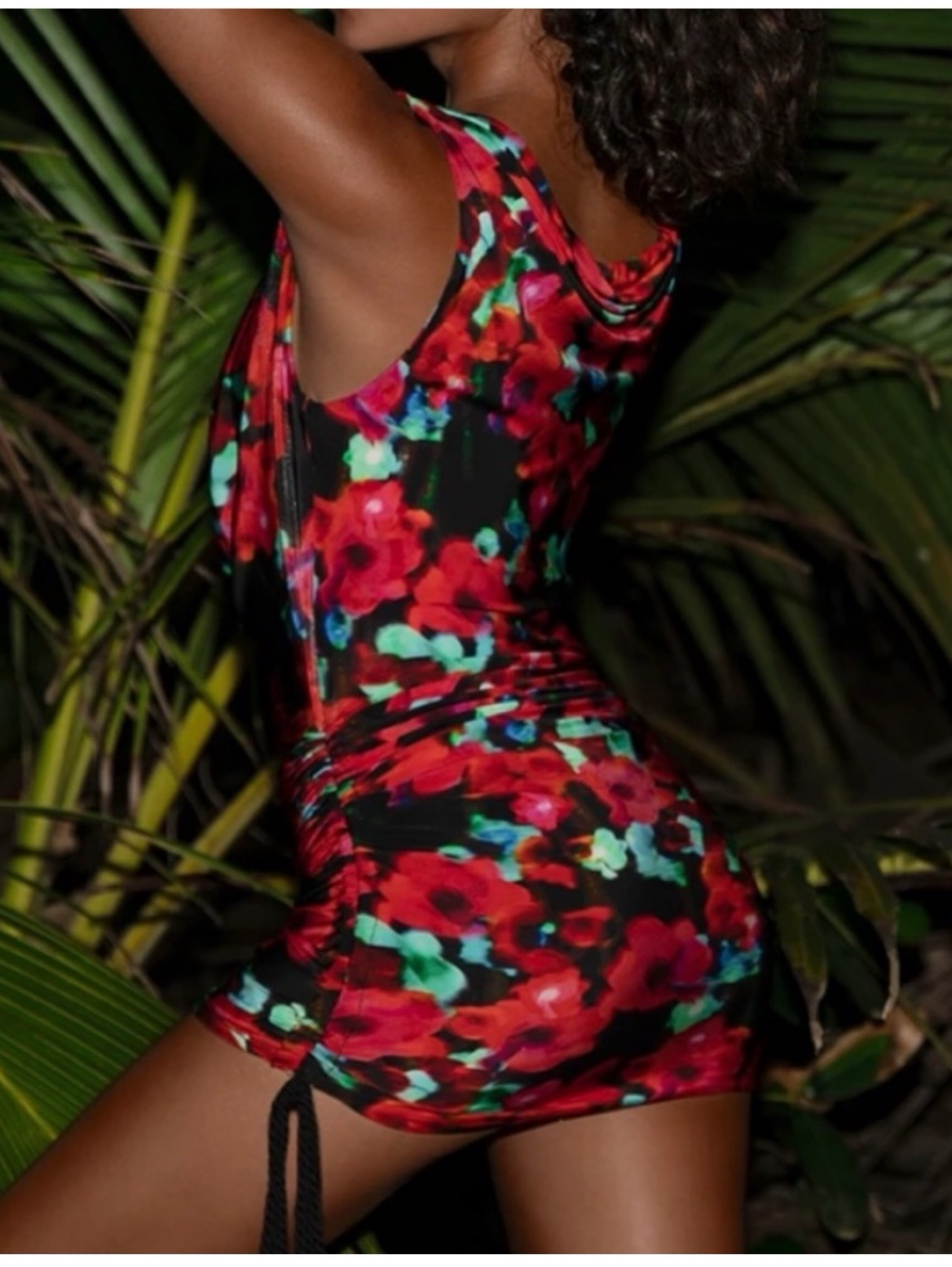 rat and boa red and black dress Mara Dress Red