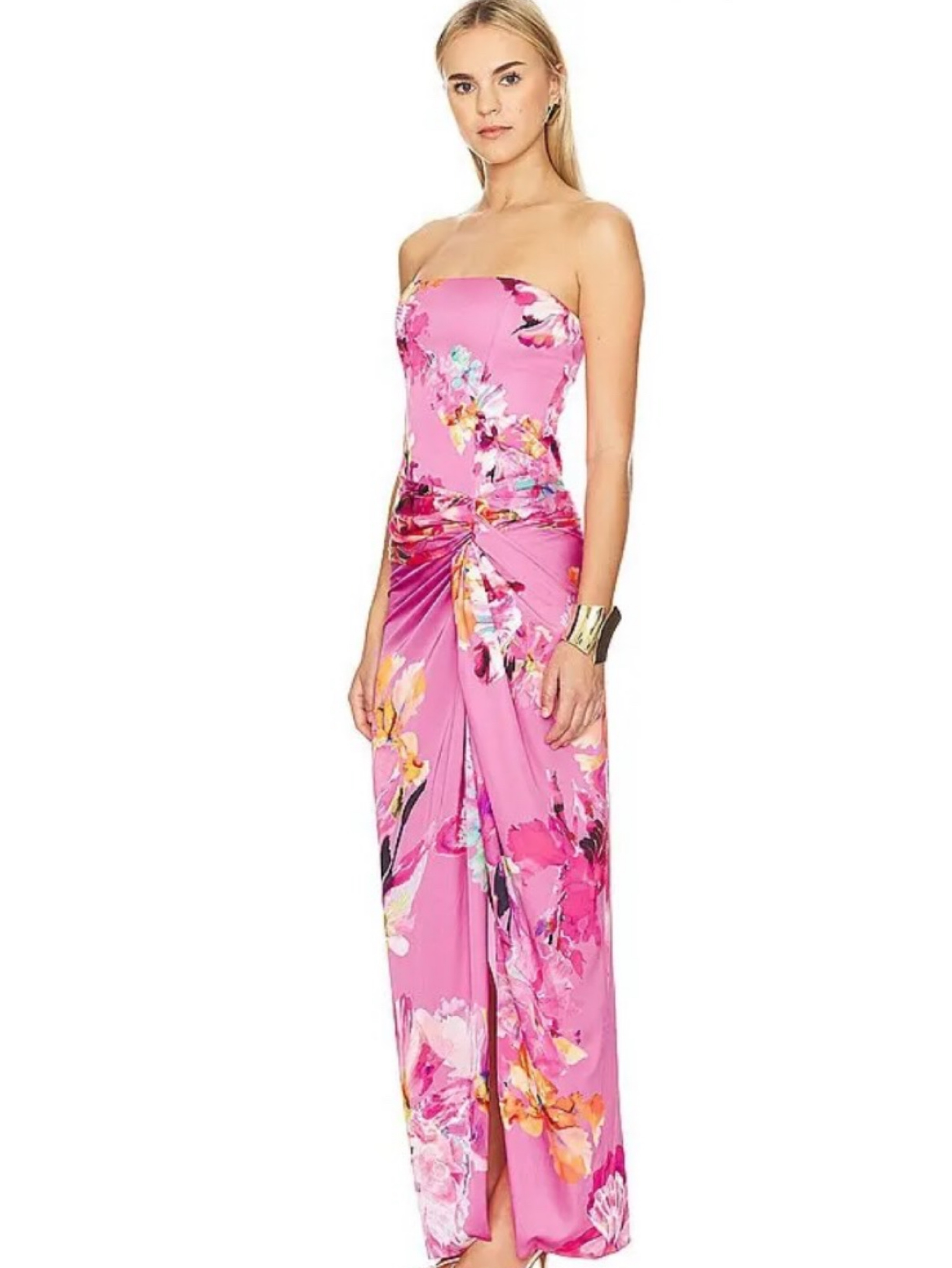 Rococo Sand Maxi Dress in pink