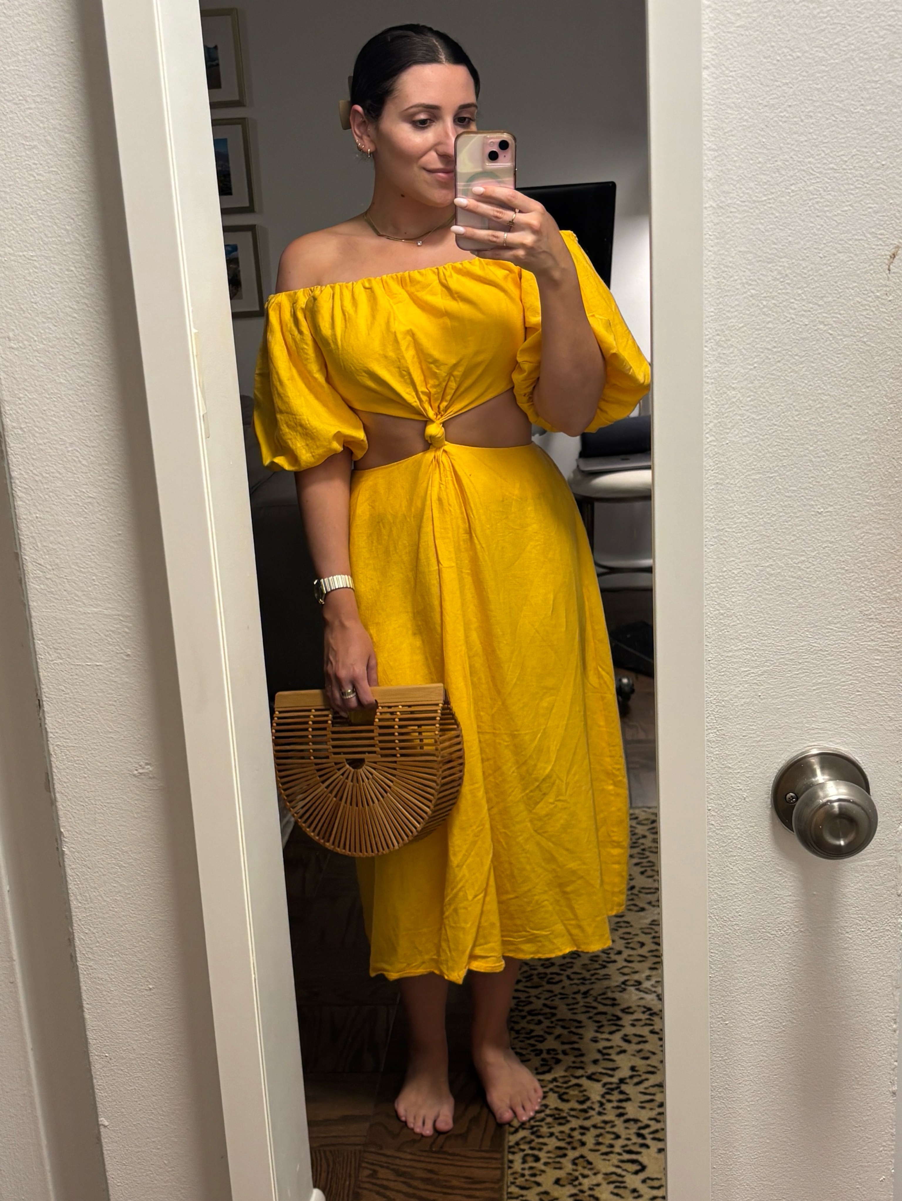 farm rio yellow linen dress Richelieu linen-blend maxi dress in yellow - Farm Rio