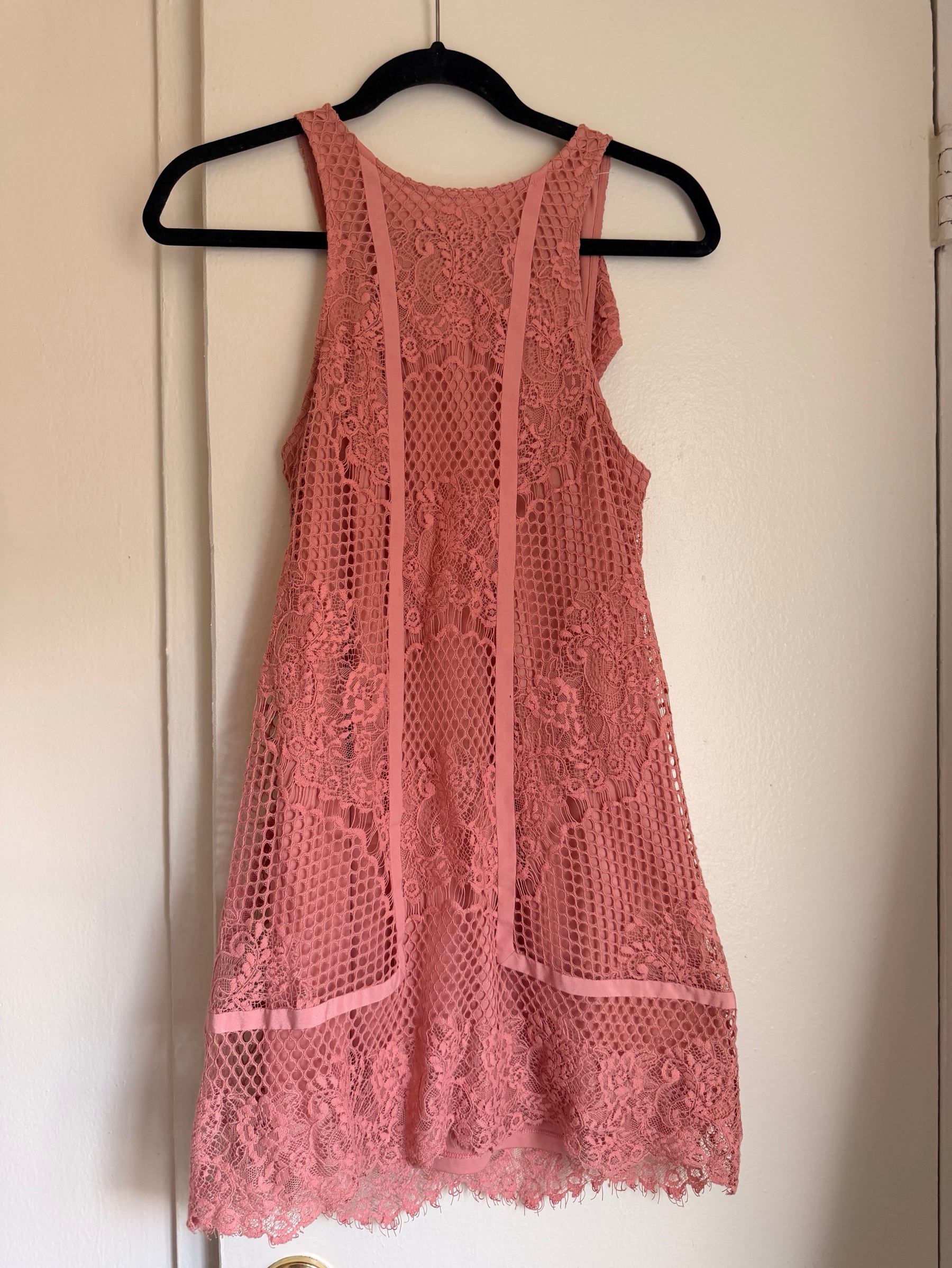 Pink Lace Mini Dress by Kimchi Blue | Pickle