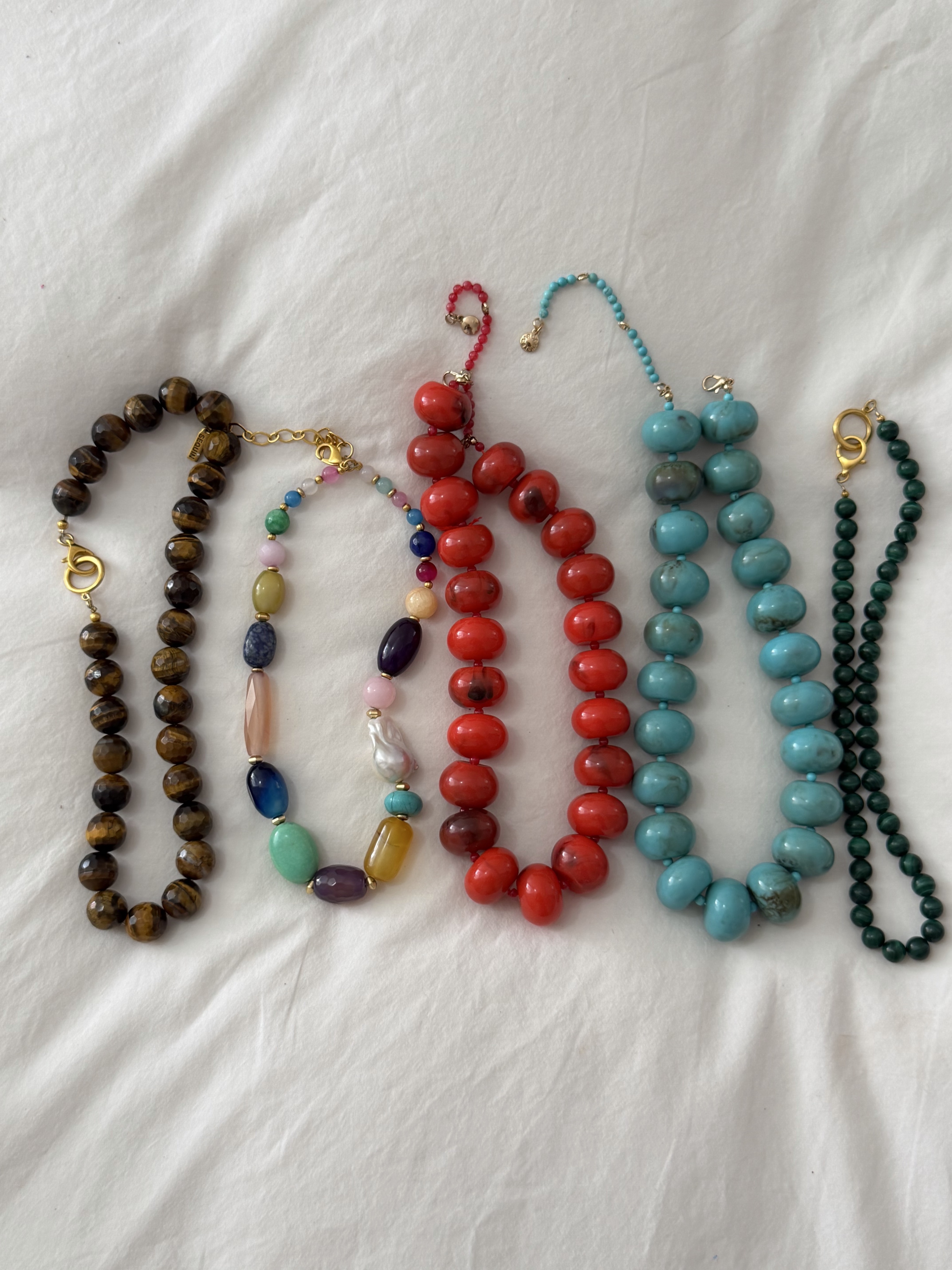 Colorful Beaded Necklace Bundle