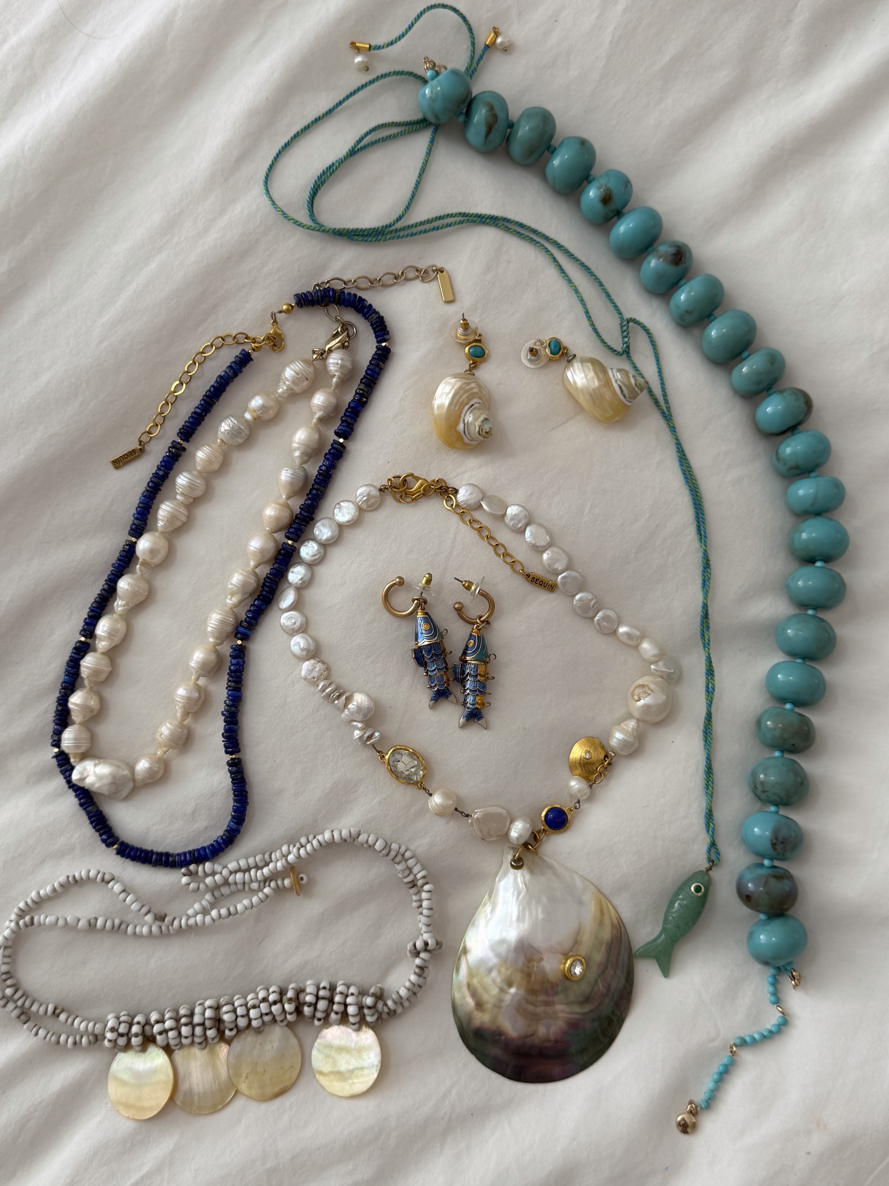 Ocean-Inspired Statement Jewelry Bundle