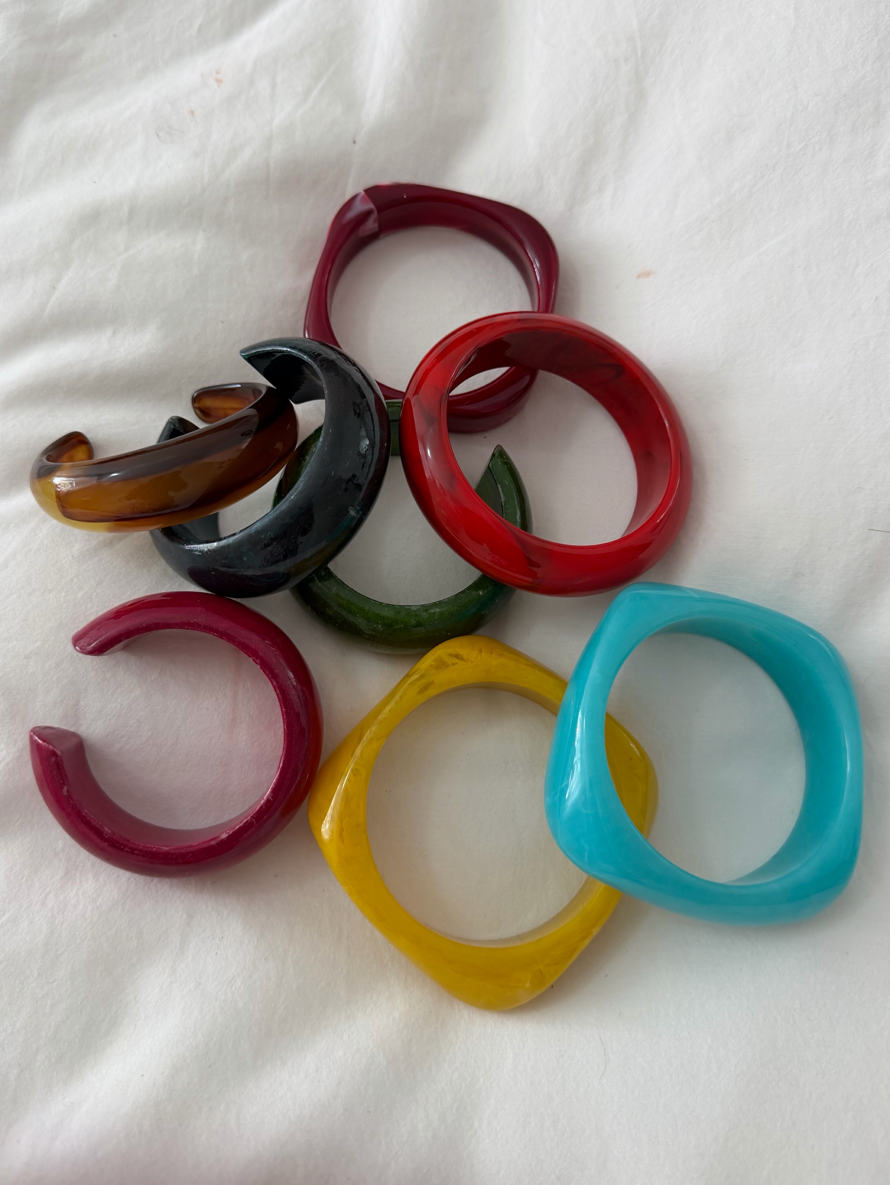 Colorful Statement Bangle Bundle