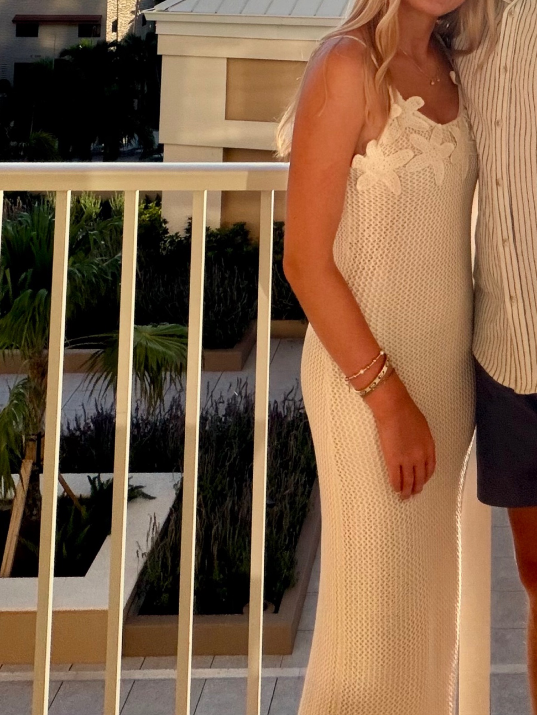 Maxi knit dress with starfish detail by Freshman 1996 | Pickle