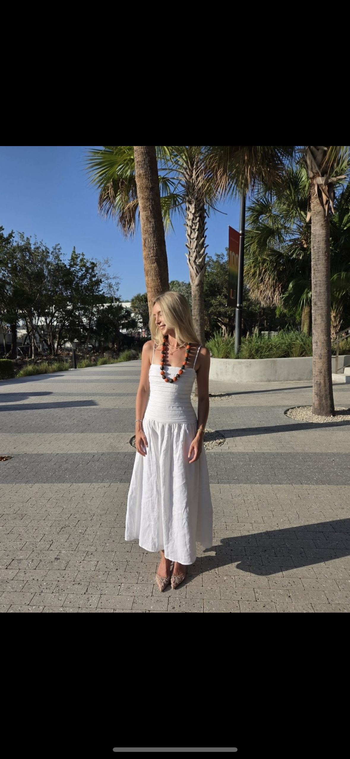 Dissh white linen maxi dress by Dissh - Pickle Dissh white linen maxi dress by Dissh - Pickle