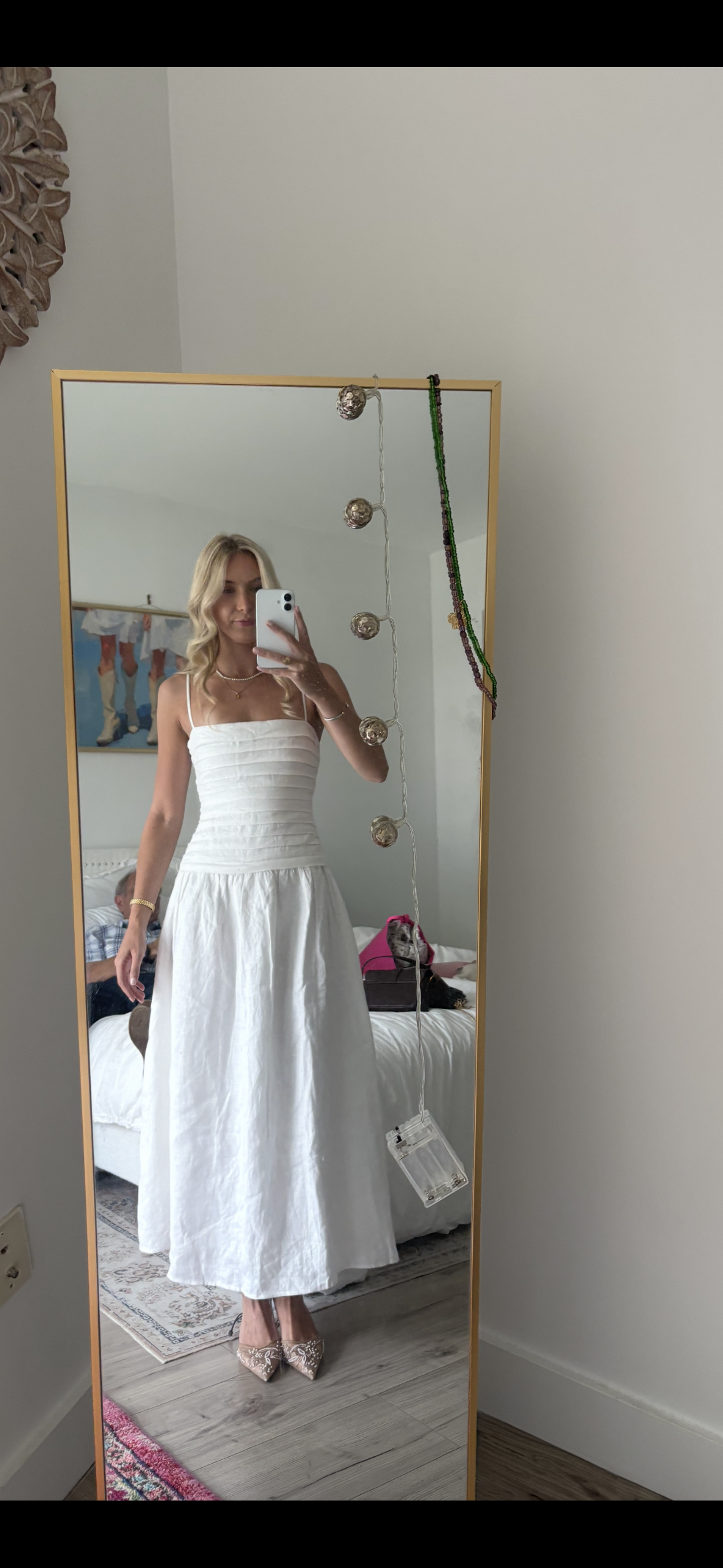 Dissh white linen maxi dress by Dissh - Pickle