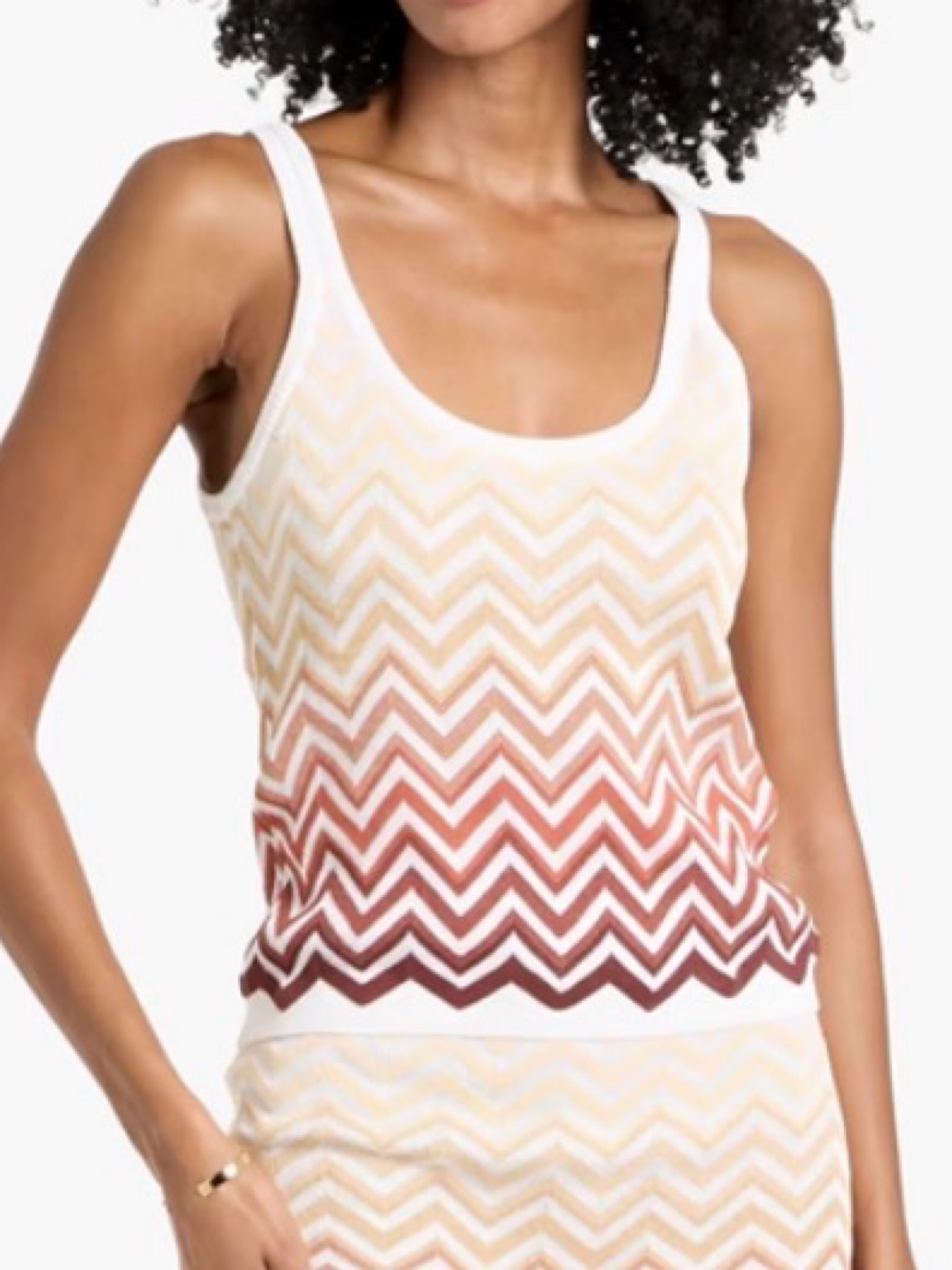 Missoni Zig Zag Ombré Knit Tank Top by Missoni | Pickle