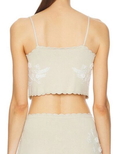Cult Gaia Tiffanie Knit Top by Cult Gaia - Pickle