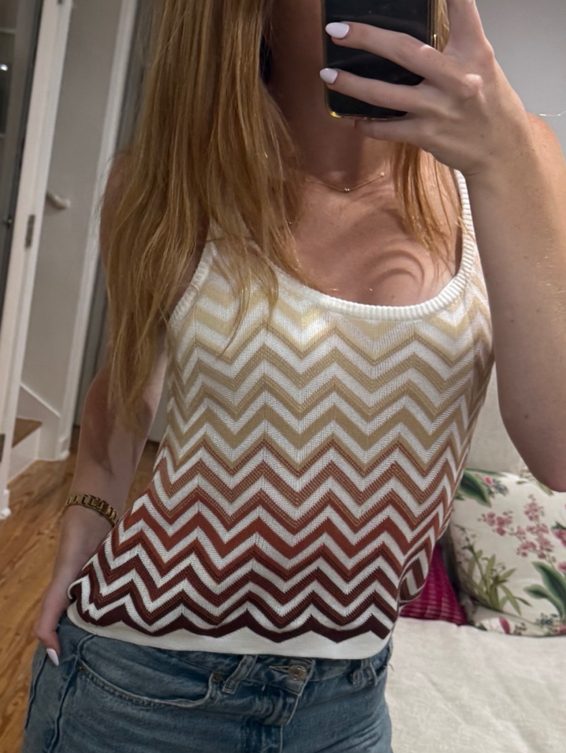 Missoni Zig Zag Ombré Knit Tank Top by Missoni | Pickle