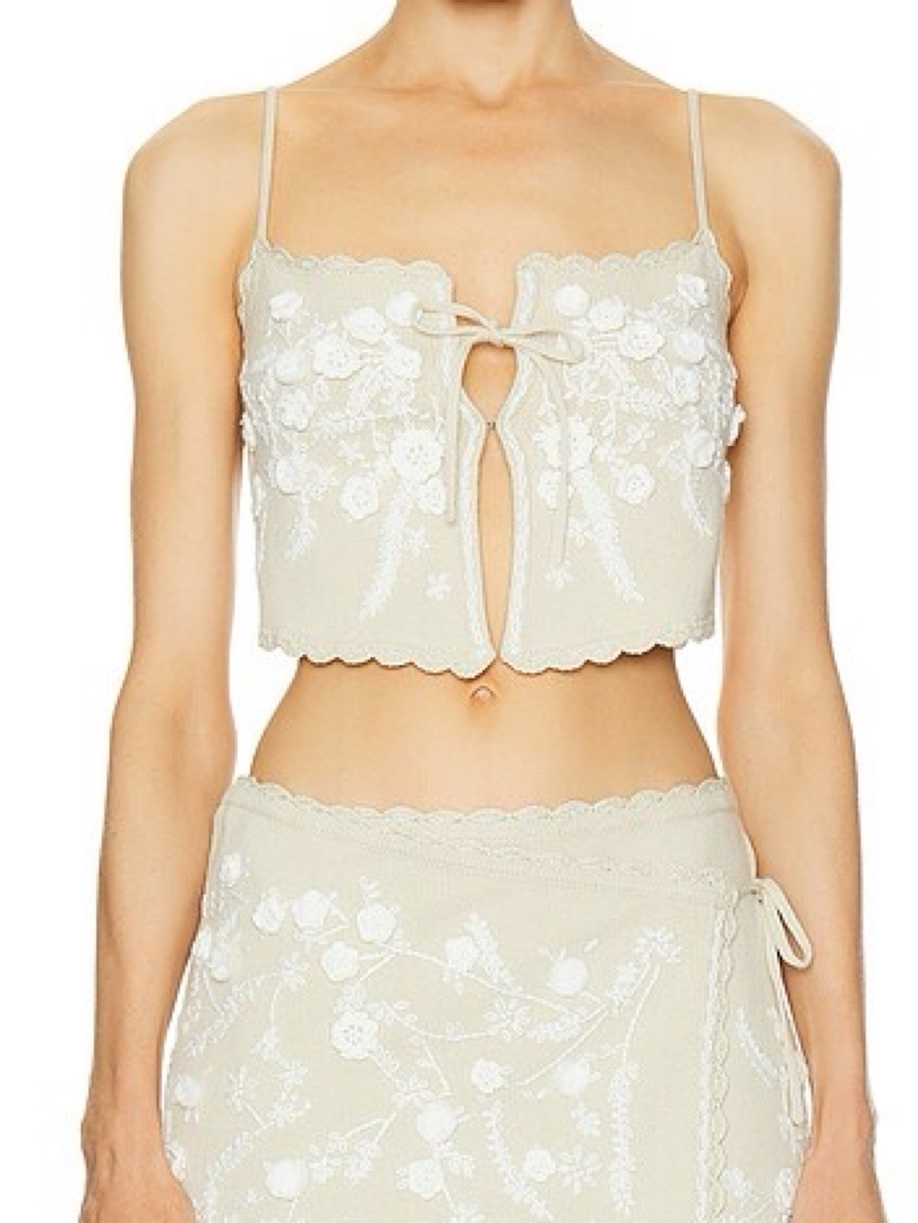 Cult Gaia Tiffanie Knit Top by Cult Gaia - Pickle