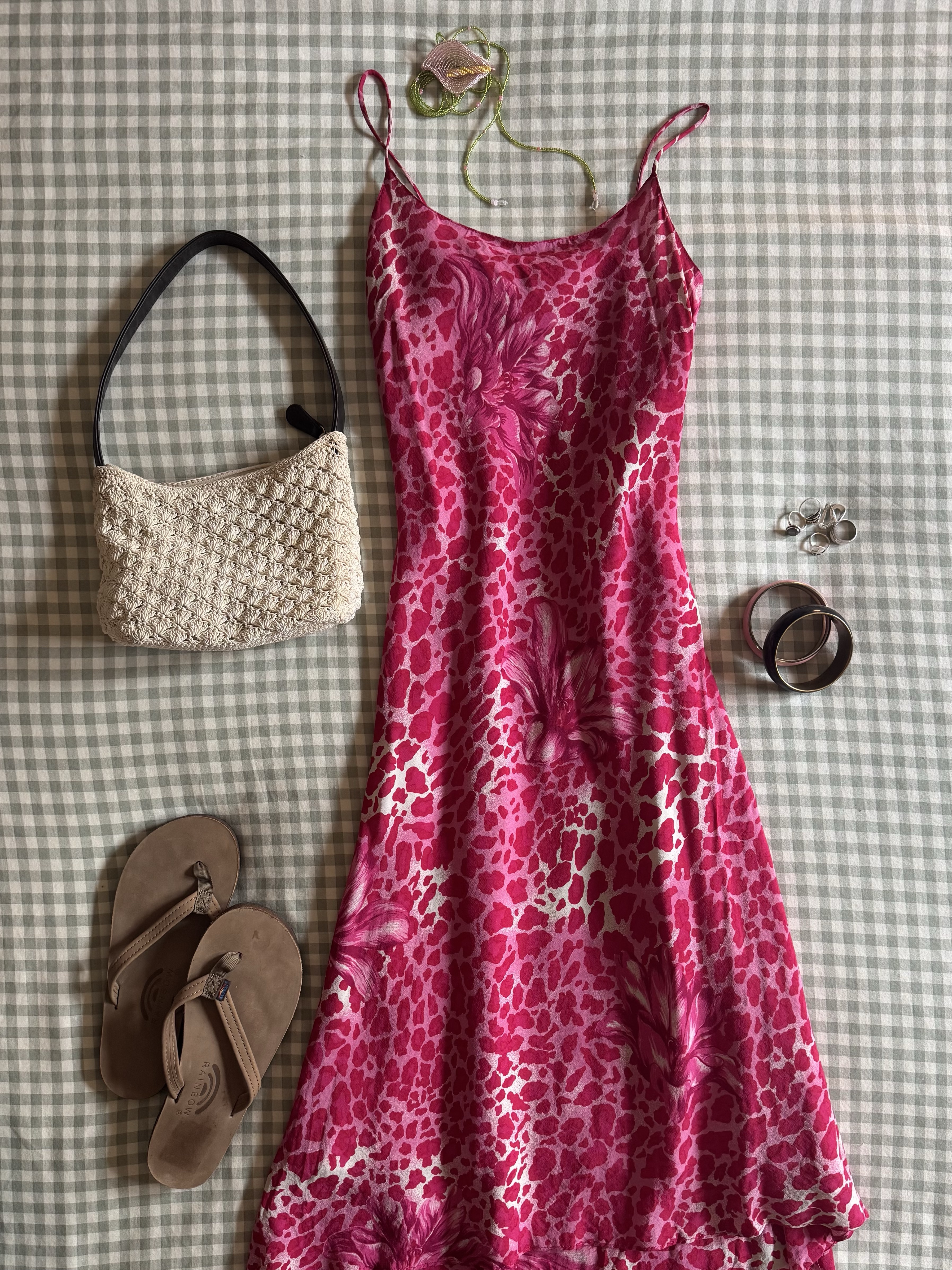 Vintage y2k Pink Midi Dress by Vintage - Pickle Vintage y2k Pink Midi Dress by Vintage - Pickle