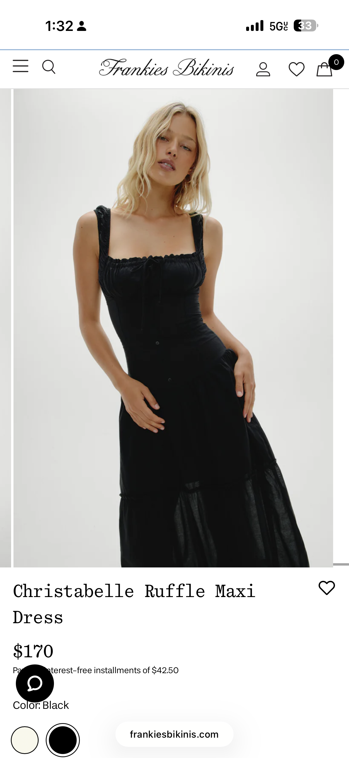 christabelle ruffle maxi dress frankies bikinis Christabelle Ruffle Maxi Dress by Frankies Bikinis